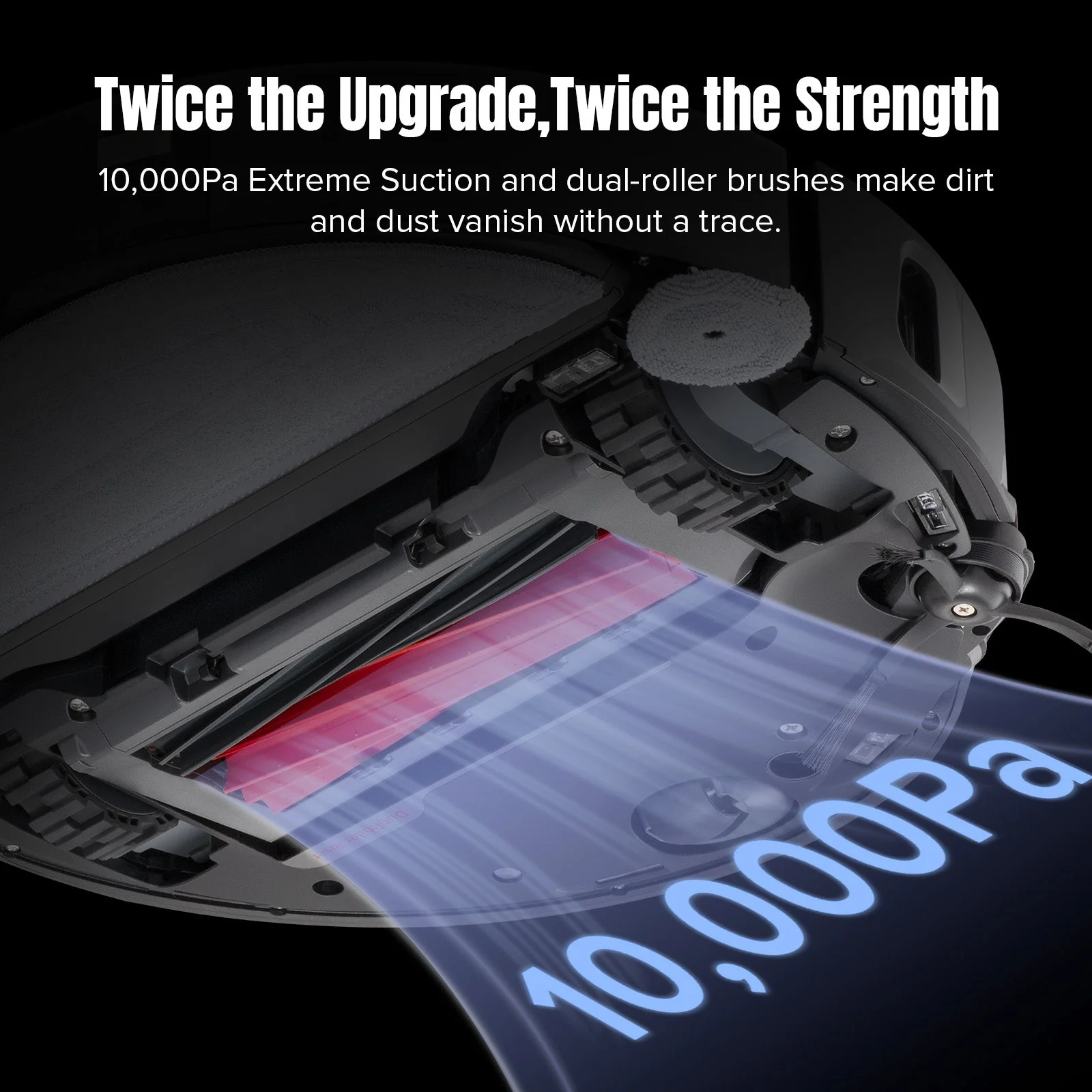 Roborock S8 MaxV Ultra with 8-in-1 RockDock® Ultra, 10,000 Pa, Liftable brush & Mop and Multifunction dock and - Image 4