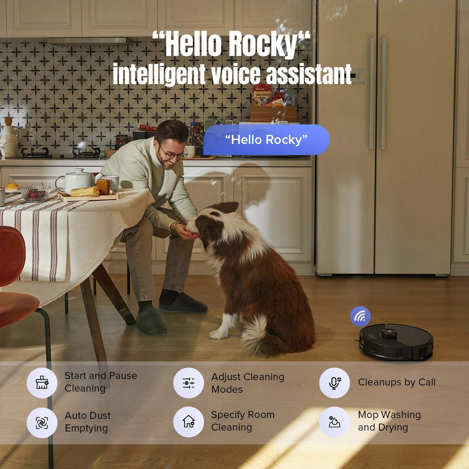 Roborock S8 MaxV Ultra with 8-in-1 RockDock® Ultra, 10,000 Pa, Liftable brush & Mop and Multifunction dock and - Image 7