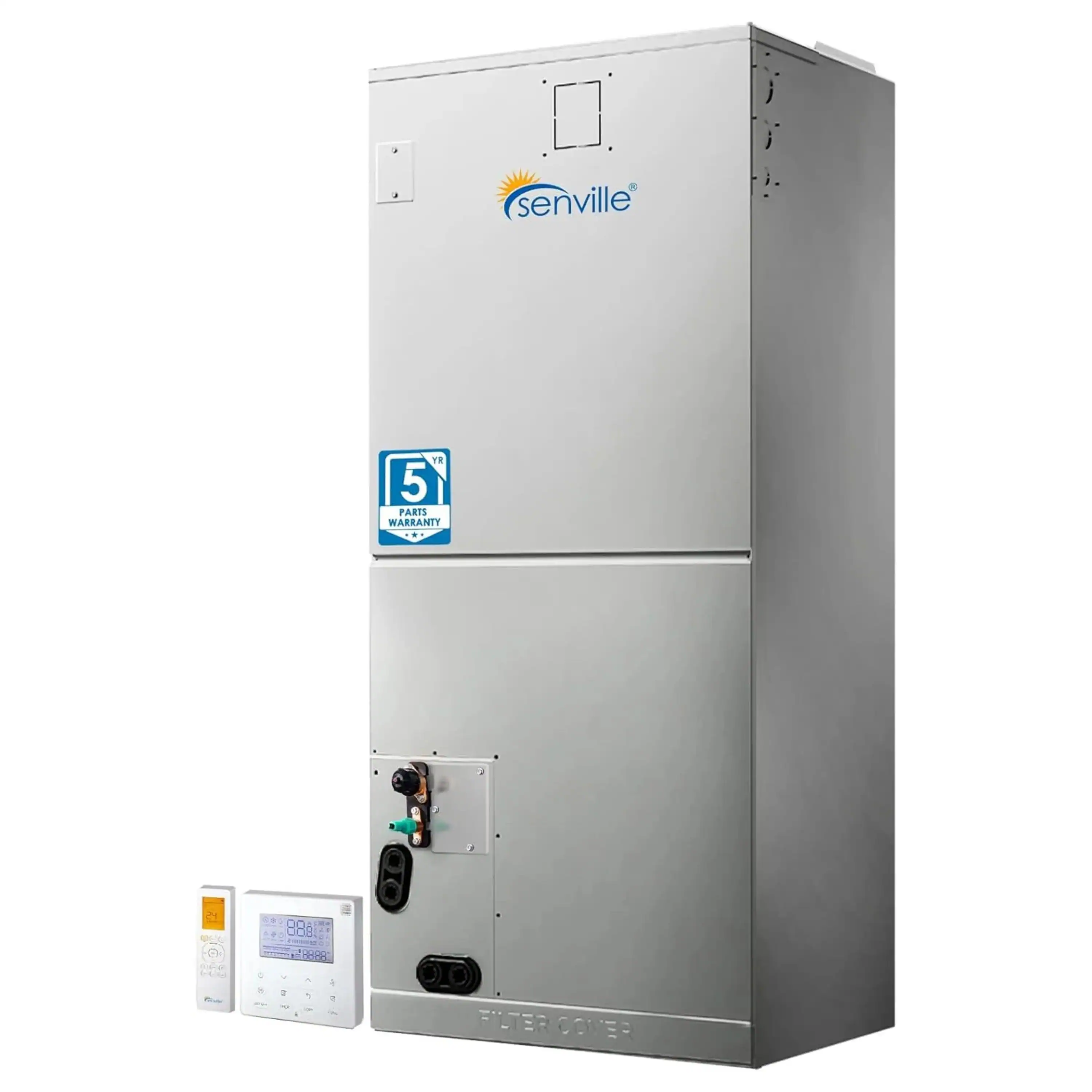 Senville 60K BTU Central Split System with 16 SEER2 Heat Pump Condenser and Ducted Air Handler (SENDC-60HF) - Image 8