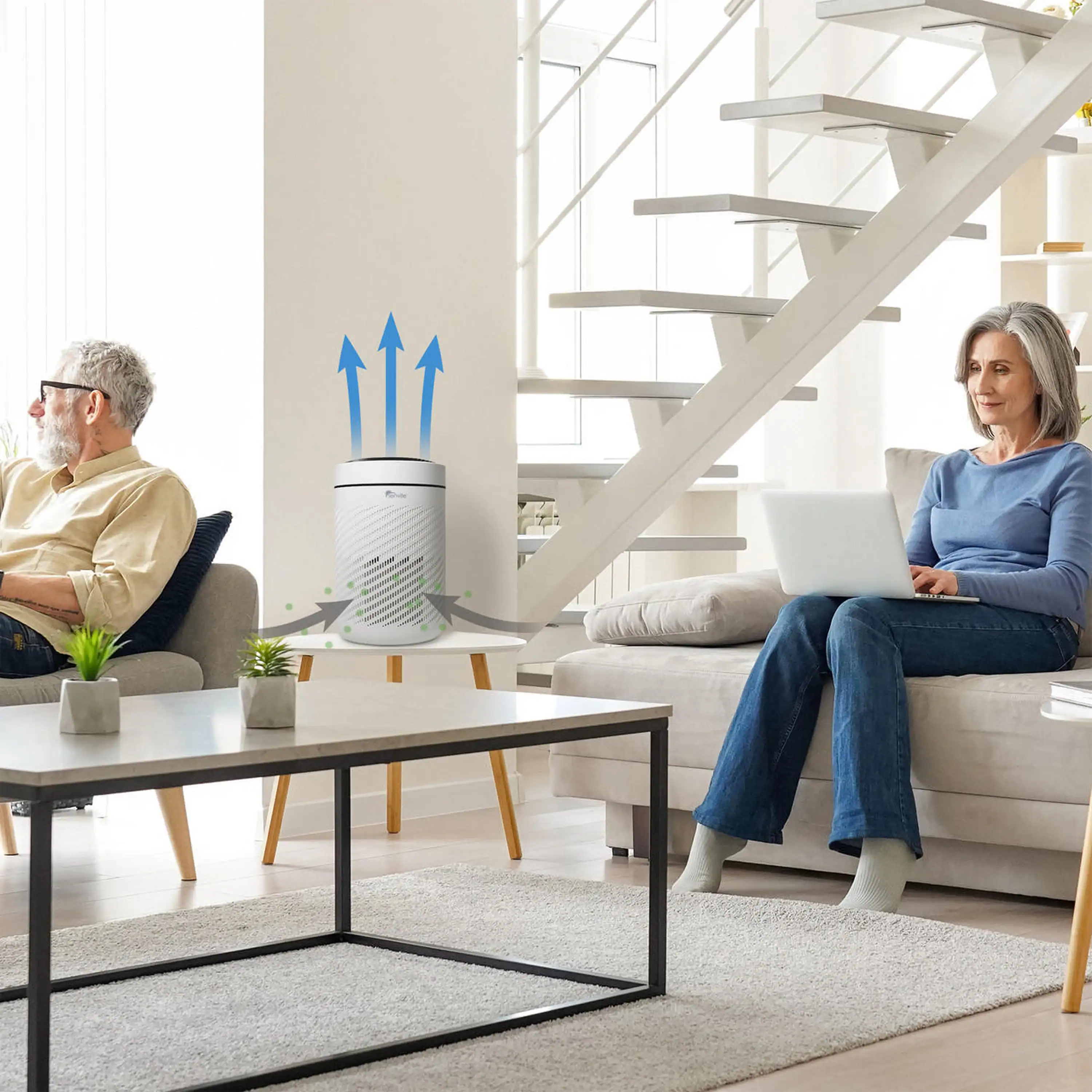 Senville Air Purifier for Home - Flow 500 Series (SENAP-250G-Z41) - Image 4