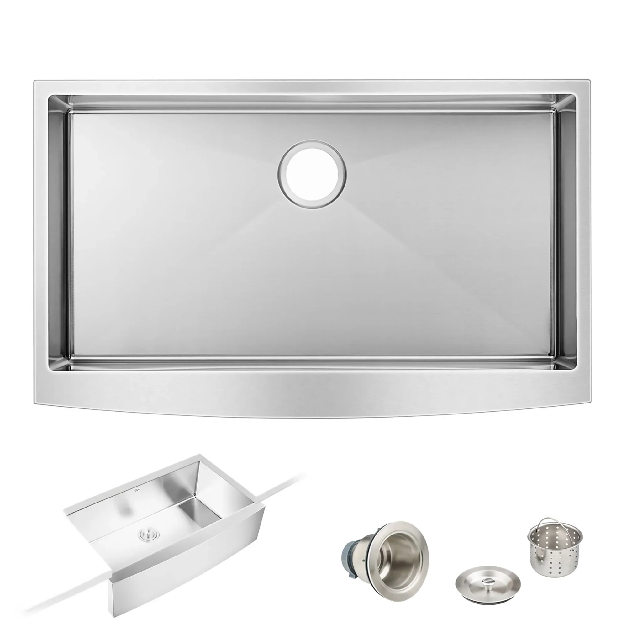 Empava 33-Inch Single Bowl Kitchen Sink (EMPV-SAS3320) - Image 7