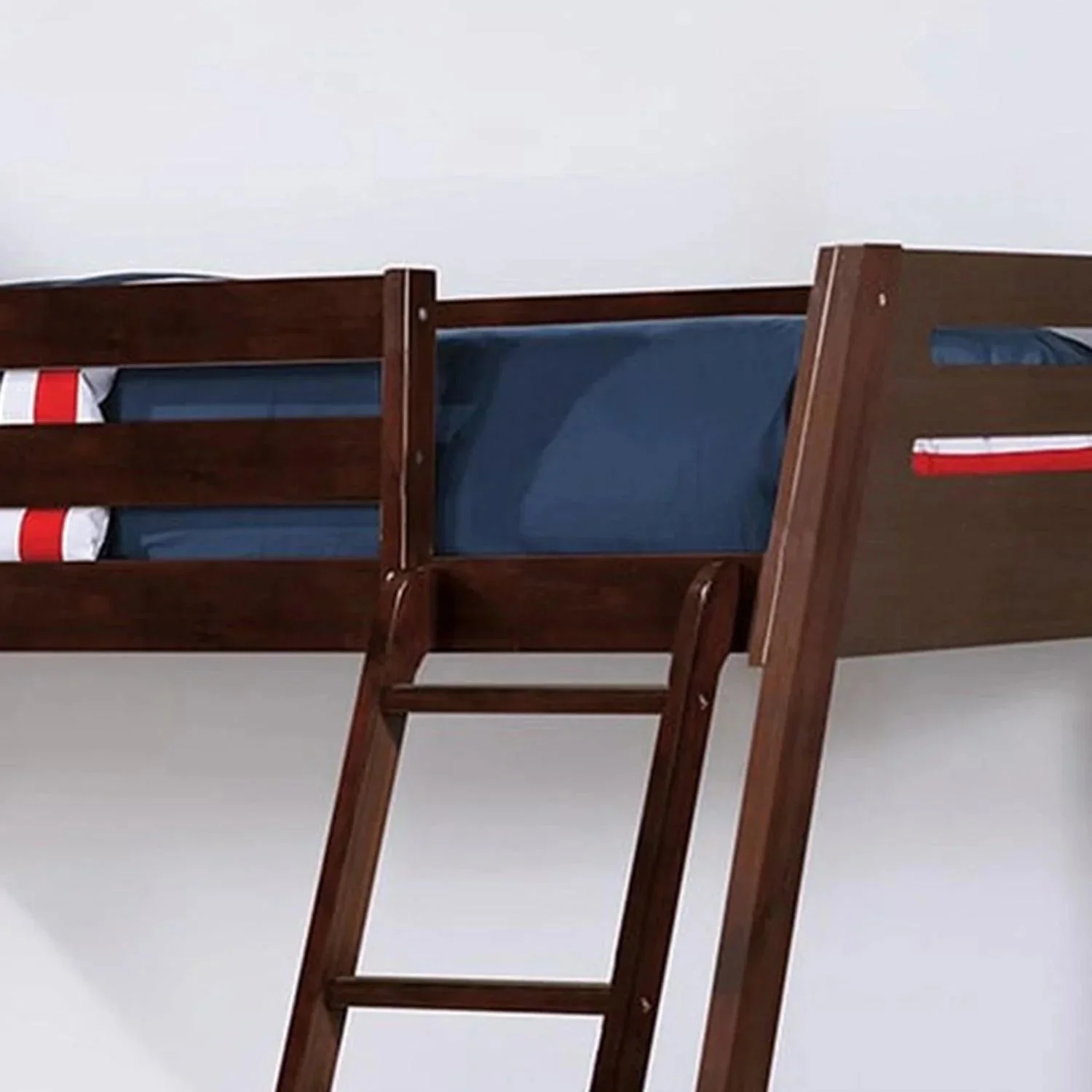 Parrot Uncle Solid Wood Twin / Full Bunk Bed with Reversible Angled Ladder and Underbed Drawers - Image 14