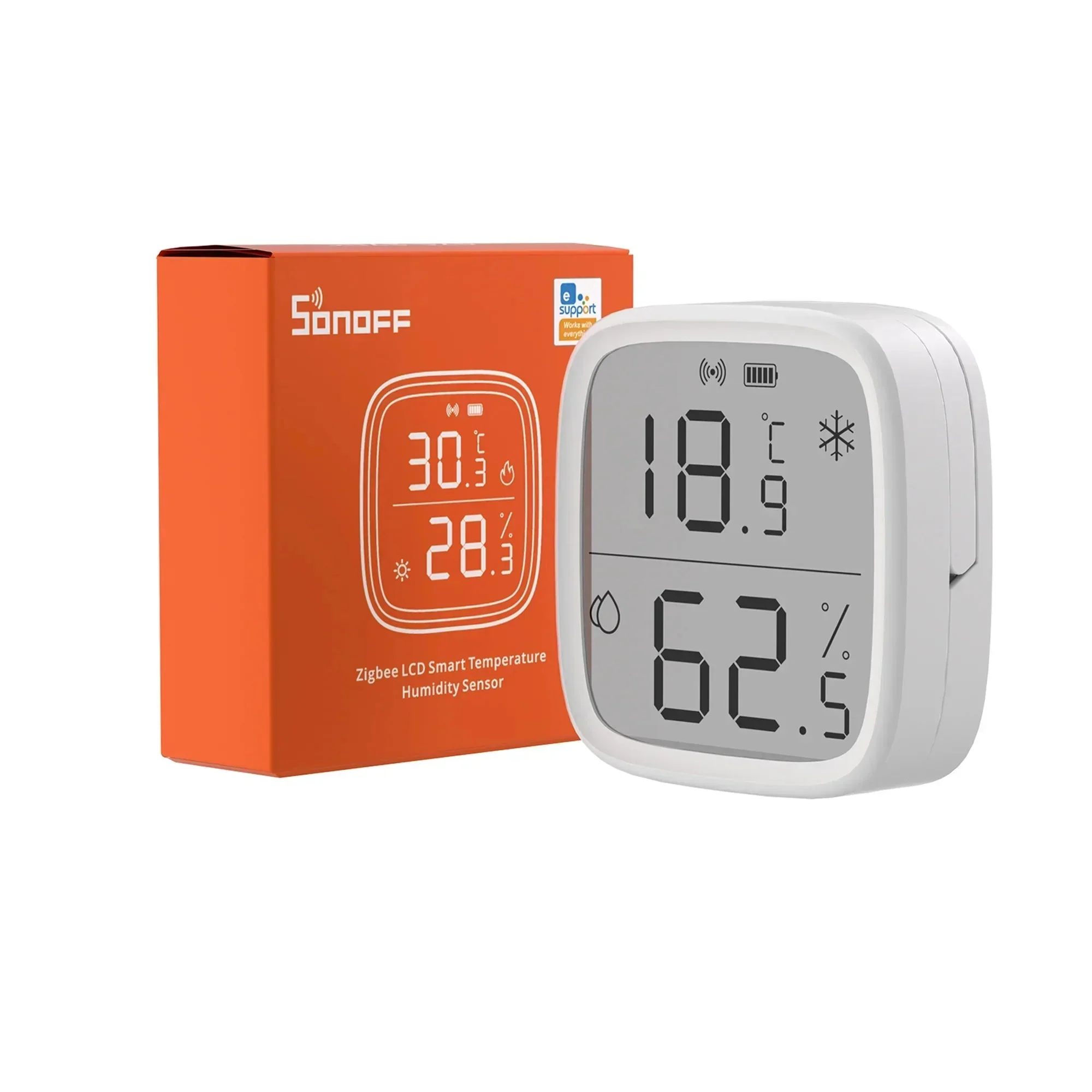 Parrot Uncle SONOFF Zigbee LCD Display Smart Temperature Humidity Sensor (SNZB-02D) - Image 17