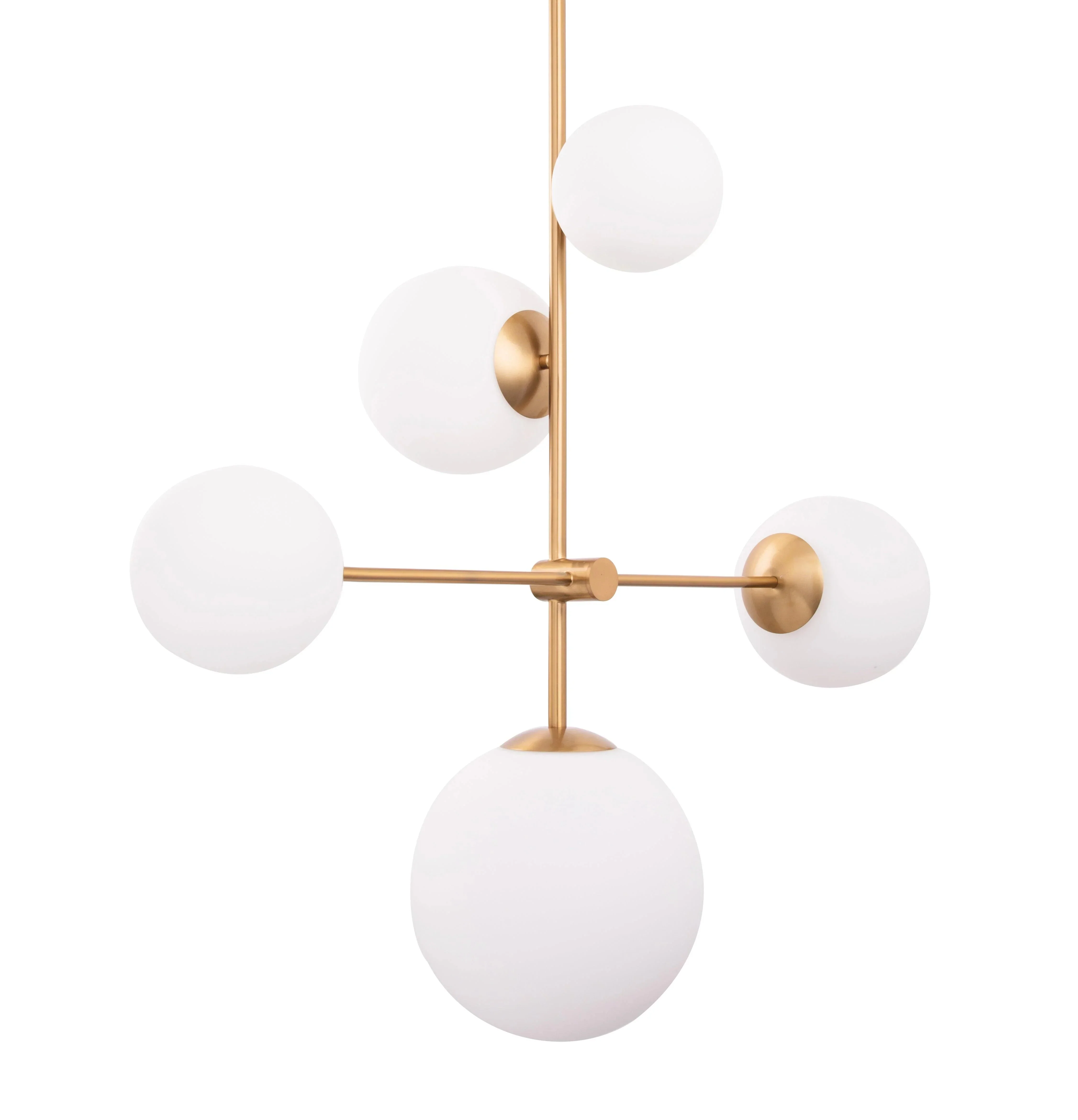 Parrot Uncle Spark Modern Gold 5 Light Dimmable Chandelier (SP105GB) - Image 5
