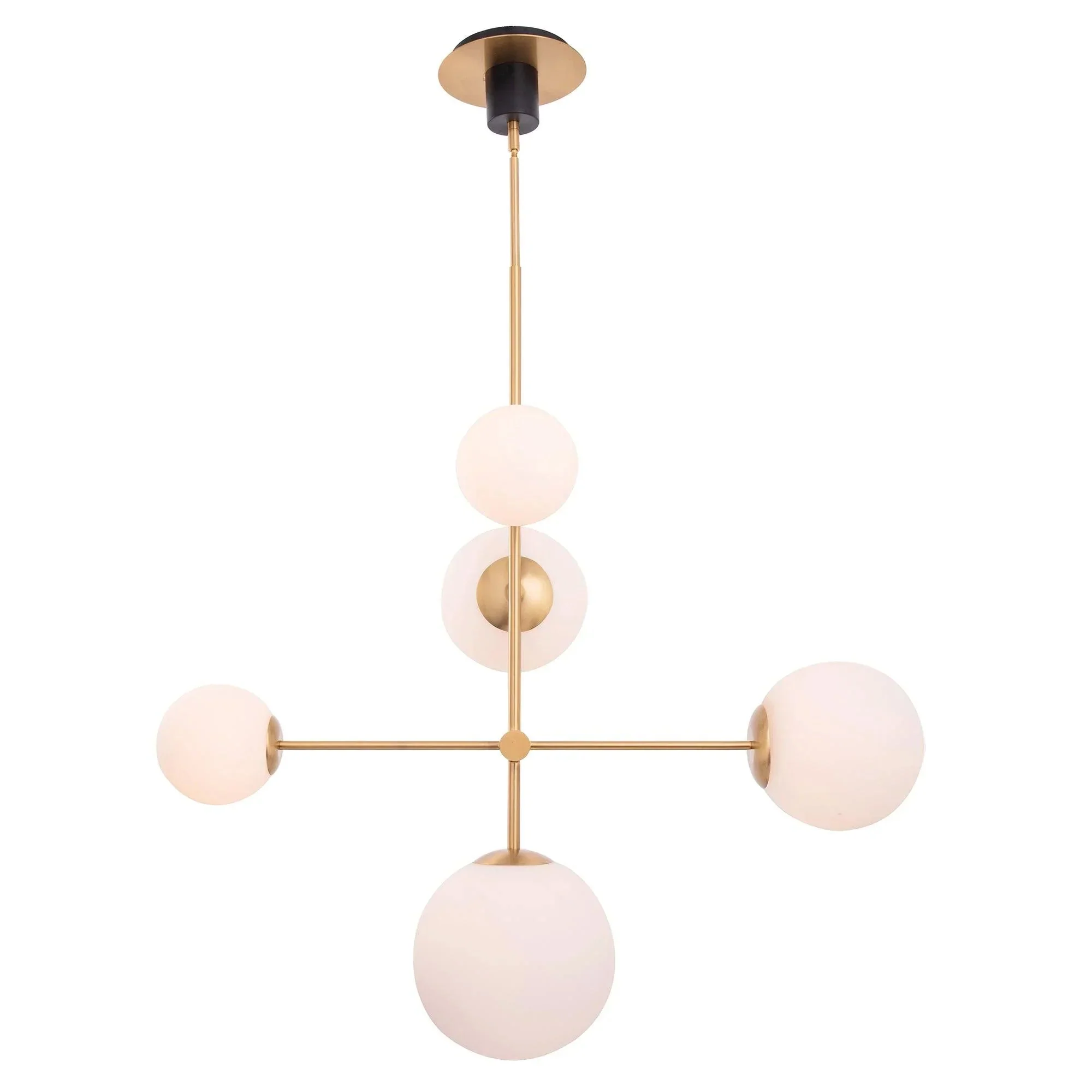Parrot Uncle Spark Modern Gold 5 Light Dimmable Chandelier (SP105GB) - Image 7