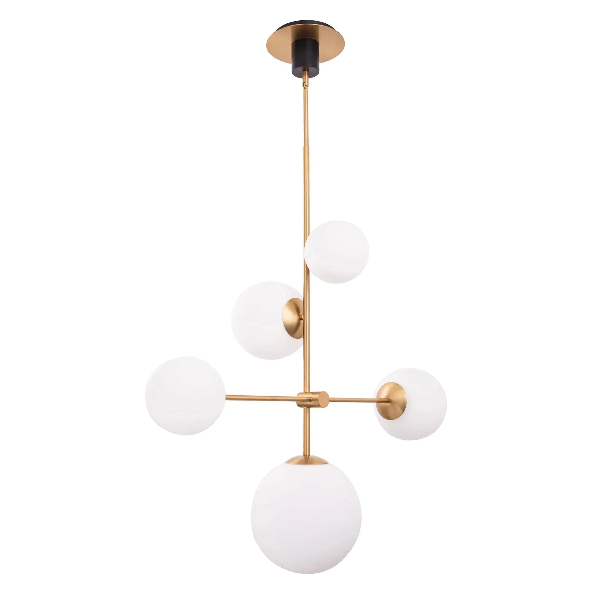 Parrot Uncle Spark Modern Gold 5 Light Dimmable Chandelier (SP105GB) - Image 8