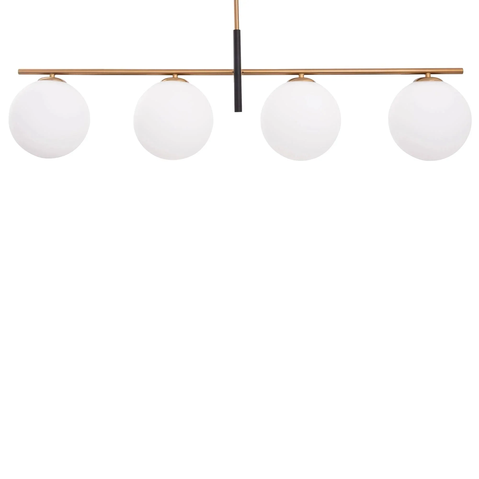 Parrot Uncle Spark Modern Gold Linear 4 Light Chandelier (SP104GB) - Image 7