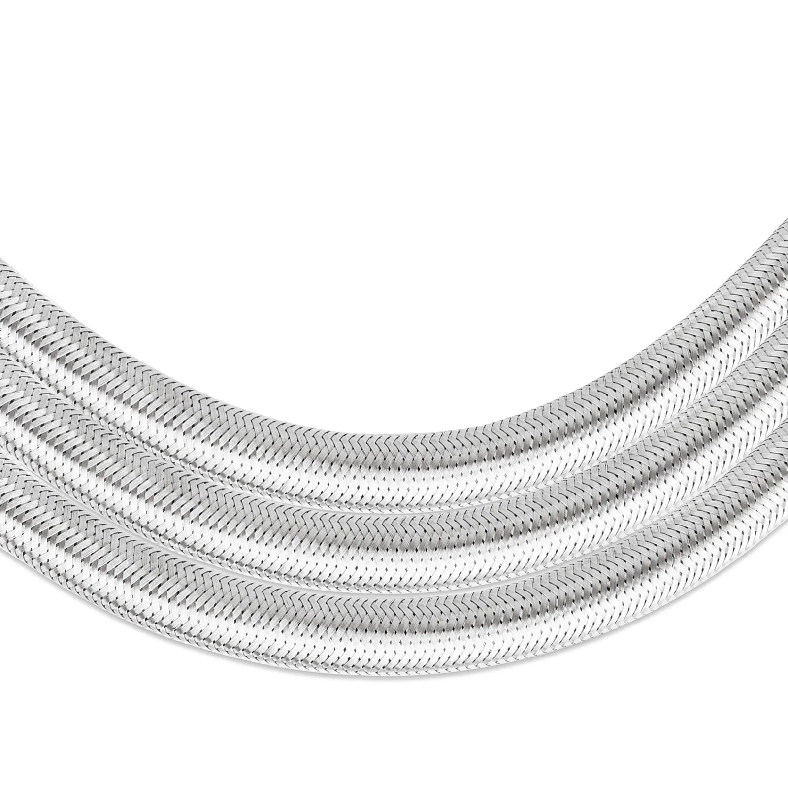 Empava 2pcs 1/4-Inch NPT Braided Hose in Stainless Steel (EMPV-12EH42) - Image 3