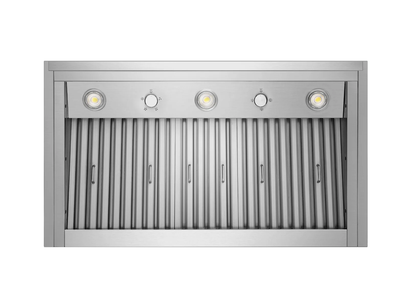 Victory Star 36-Inch 900 CFM Insert Range Hood in Stainless Steel with Double Blower (Star-36) - Image 4