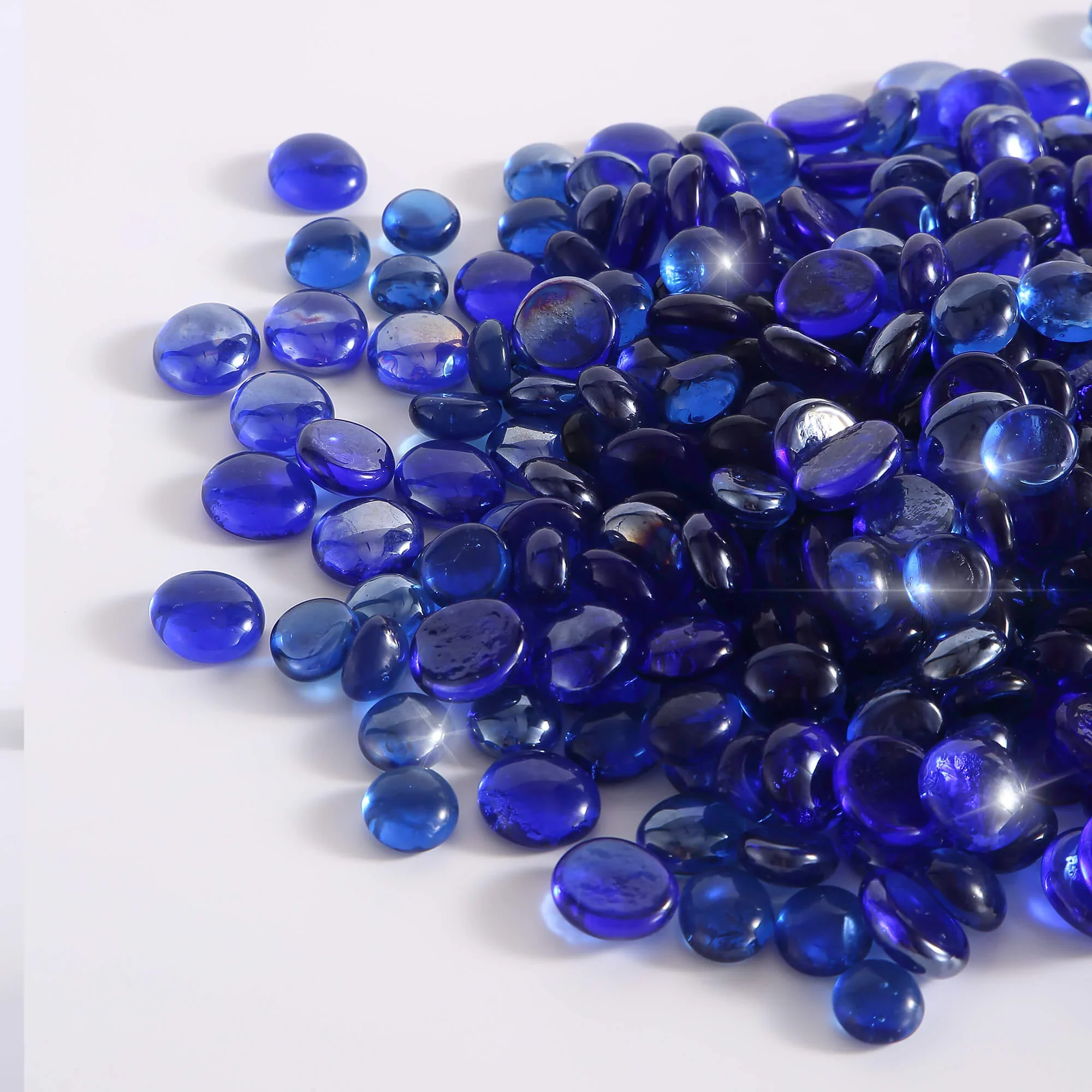 Empava Tempered Fire Glass Beads in Cobalt Blue (EMPV-FG90) - Image 3