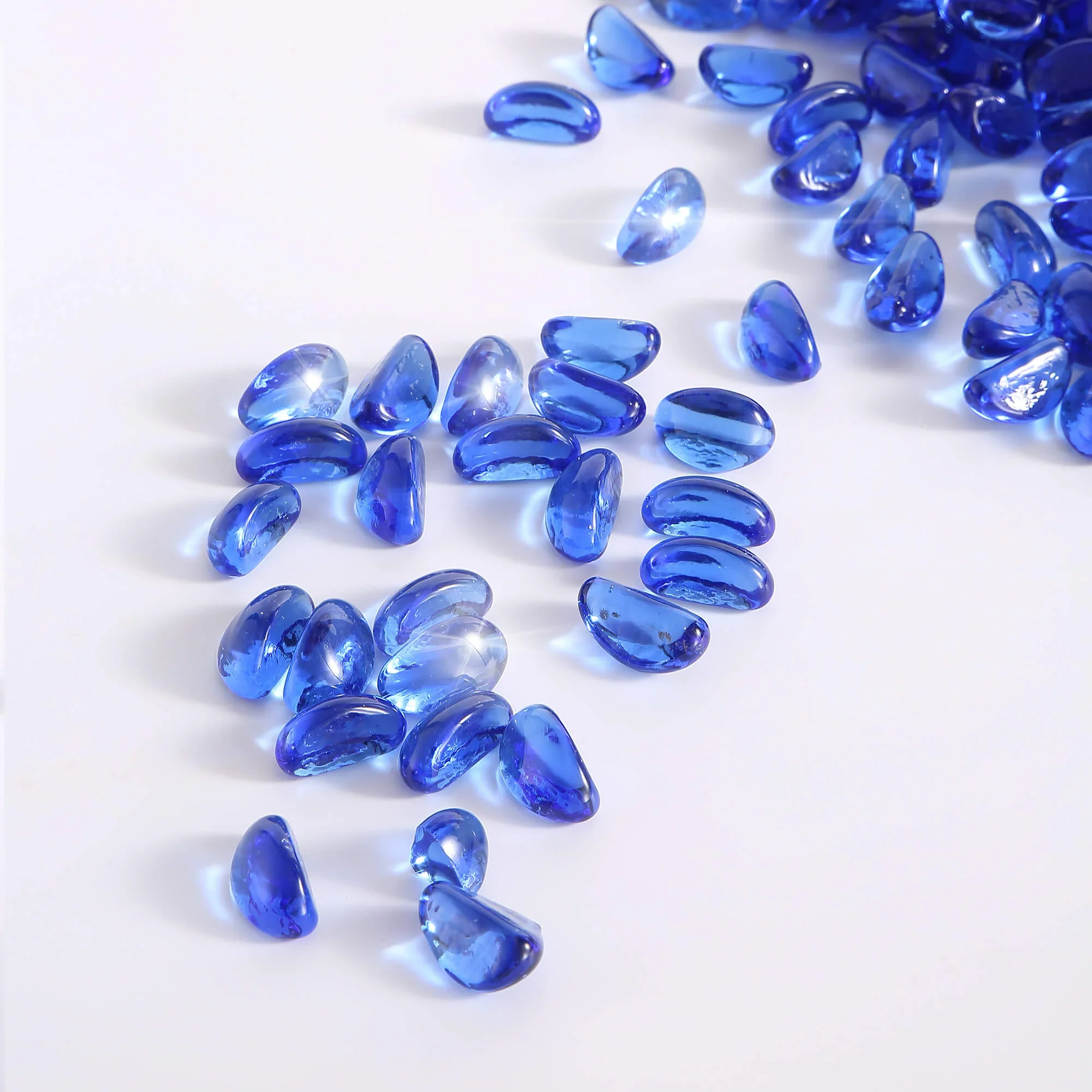Empava Tempered Fire Glass Cashews in Cobalt Blue (EMPV-FG86) - Image 3