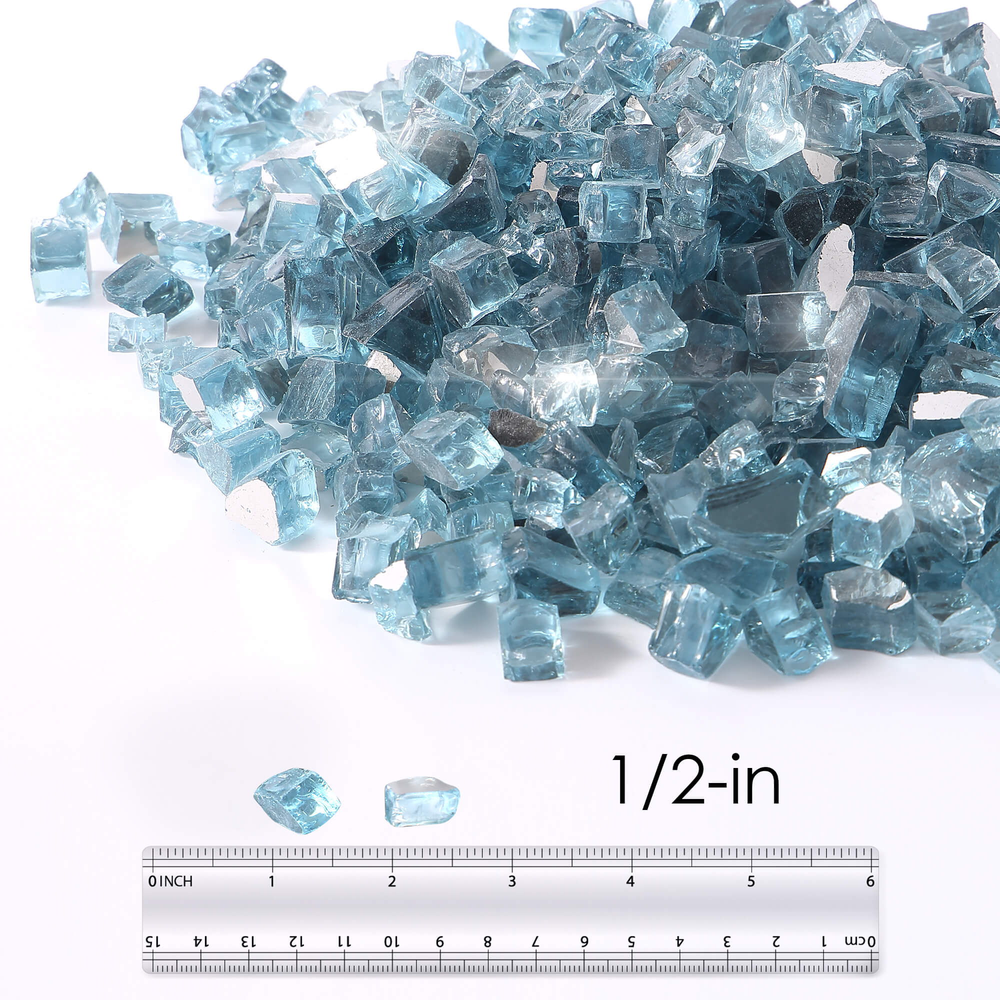 Empava Tempered Fire Glass in Carribean Blue (EMPV-2FG71) - Image 6