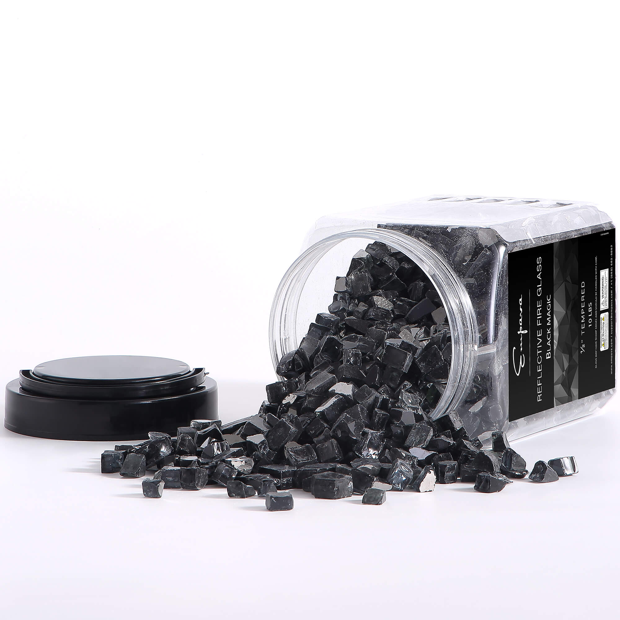 Empava Tempered Fire Glass in Black Magic (EMPV-2FG72) - Image 5
