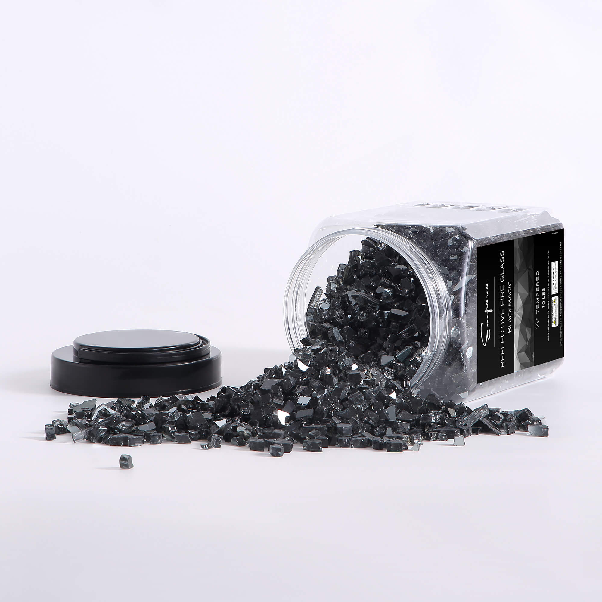 Empava Tempered Fire Glass in Black Magic (EMPV-4FG79) - Image 2