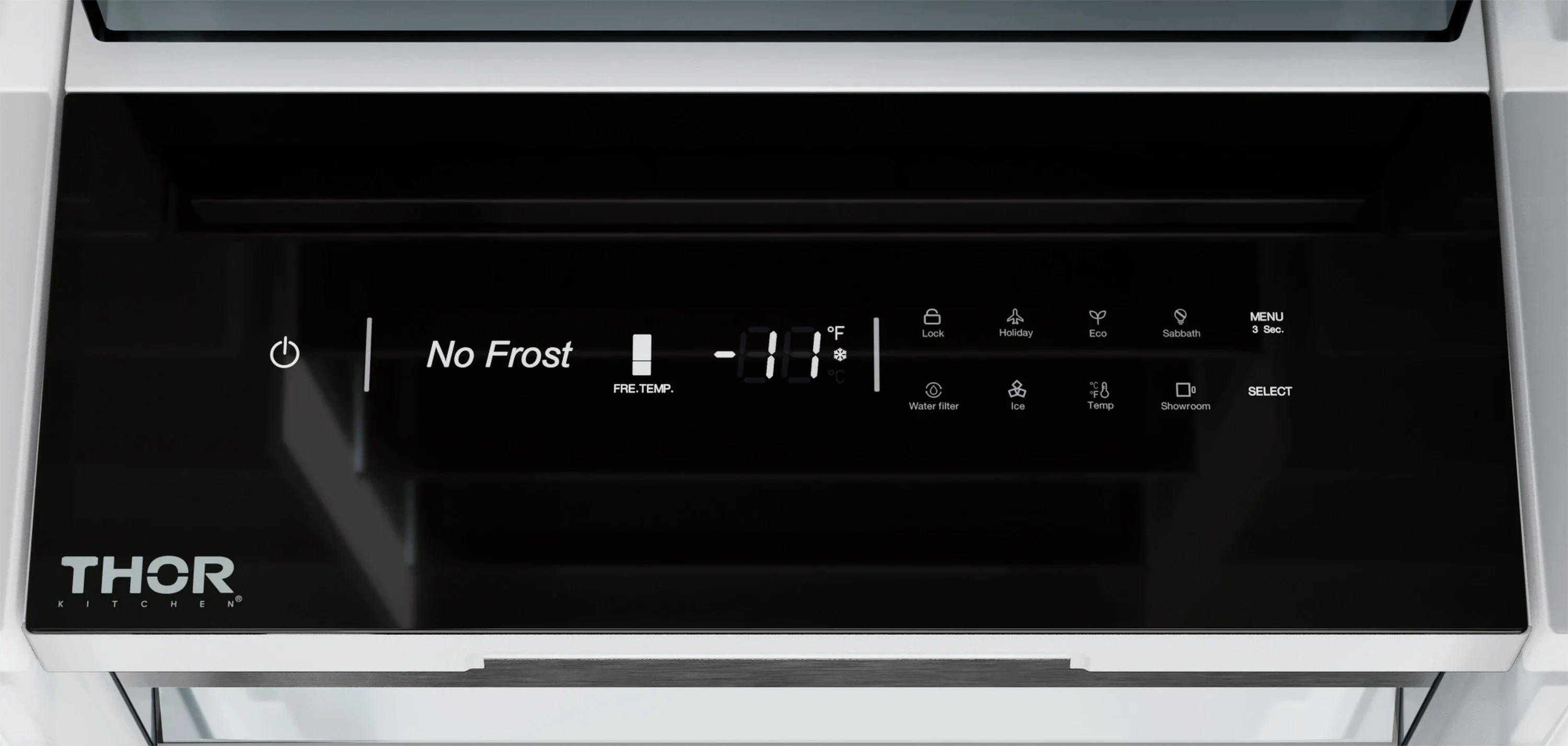 Thor Kitchen X-Series 18-Inch 8.6 Cu. Ft. Panel Ready Column Freezer with Ice Maker (XRF18CFZ) - Image 8