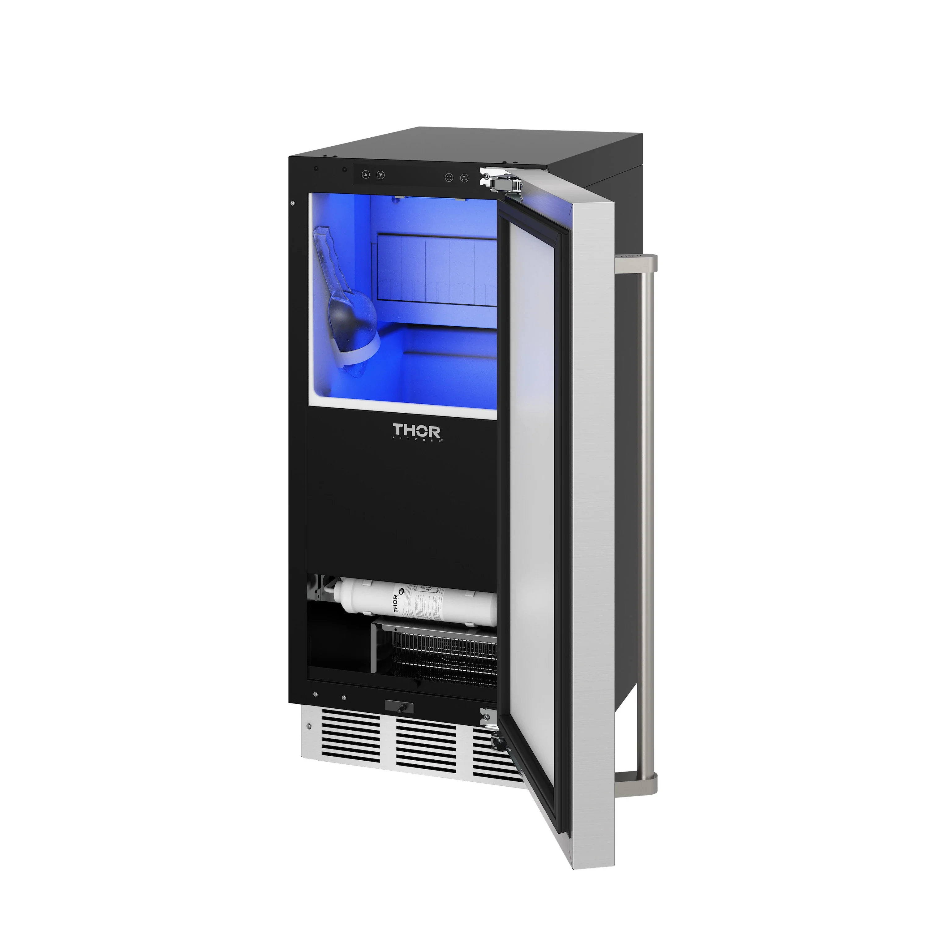 Thor Kitchen 15-Inch Gourmet Ice Maker with Drain Pump (TIM1502) - Image 4