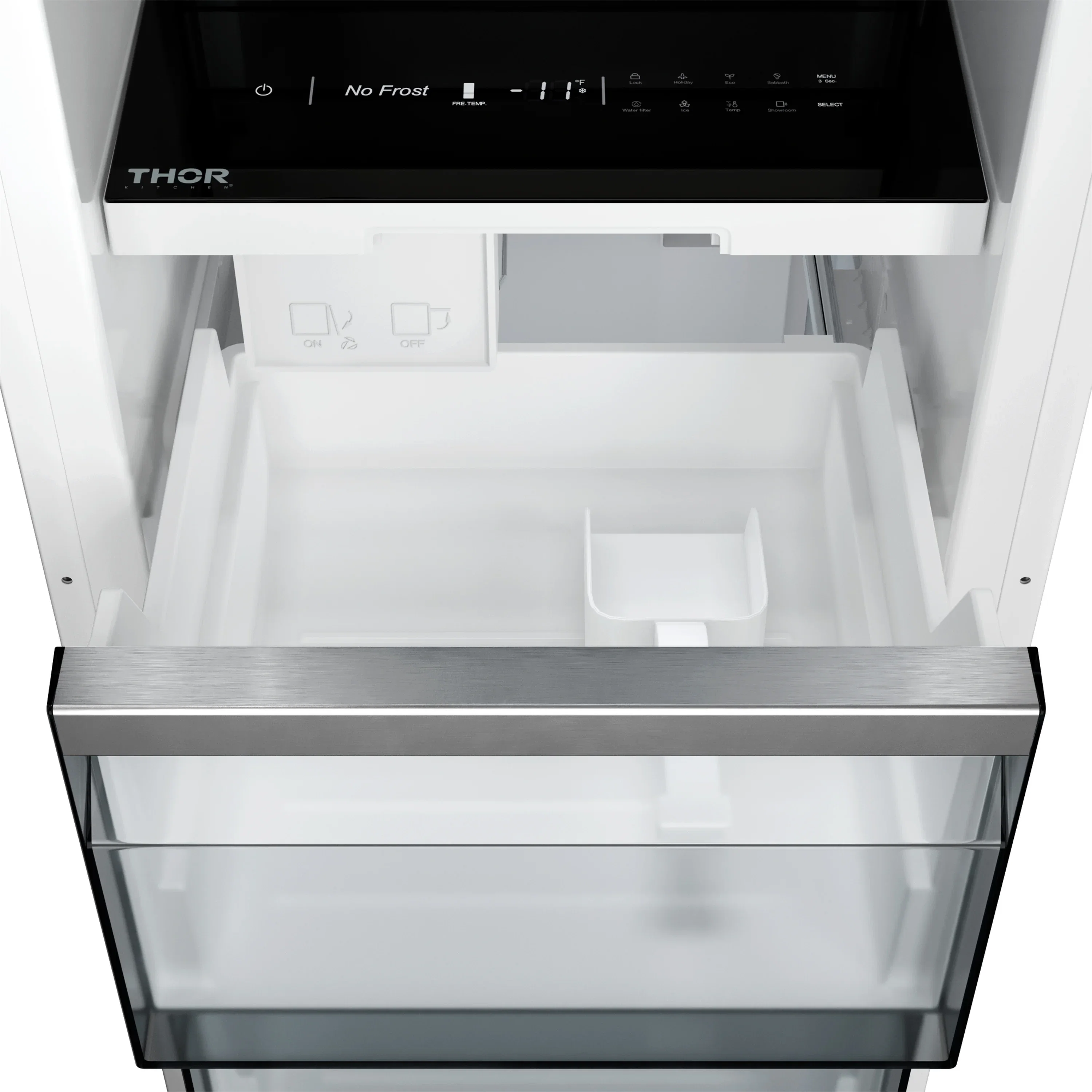 Thor Kitchen X-Series 18-Inch 8.6 Cu. Ft. Column Freezer with Ice Maker in Stainless Steel (XRF18CFZ-SS) - Image 10