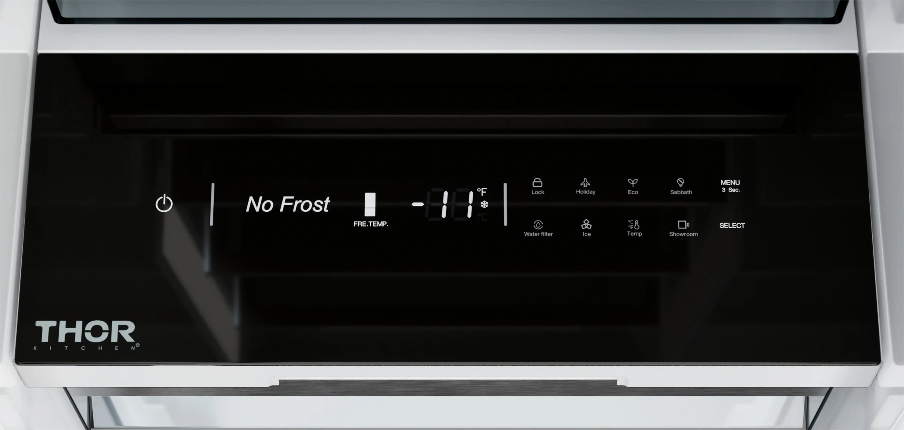 Thor Kitchen X-Series 18-Inch 8.6 Cu. Ft. Column Freezer with Ice Maker in Stainless Steel (XRF18CFZ-SS) - Image 11