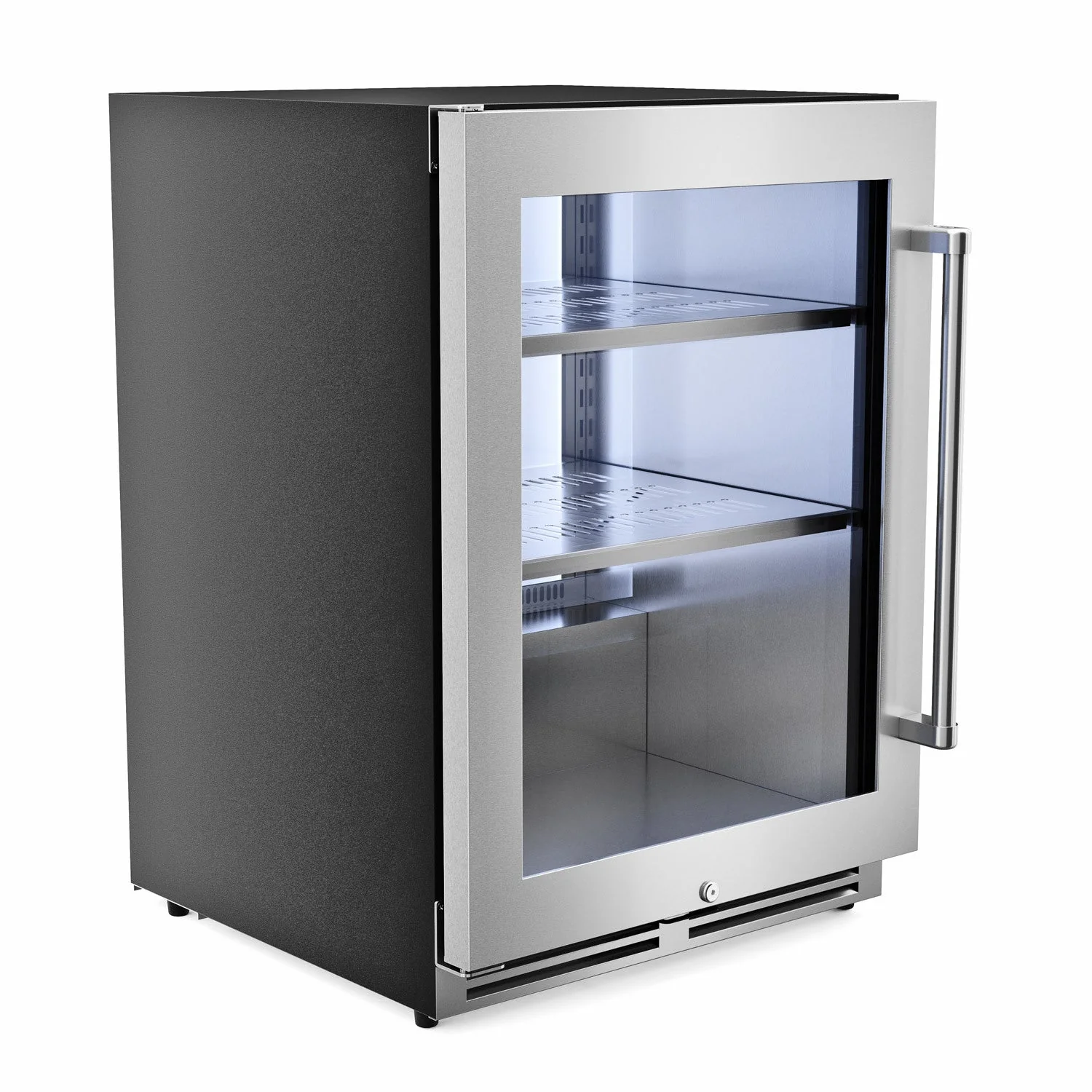 Thor Kitchen 2-Piece Appliance Package - 24-Inch Under Counter Beverage Cooler and Wine Cooler in Stainless Steel - Image 9