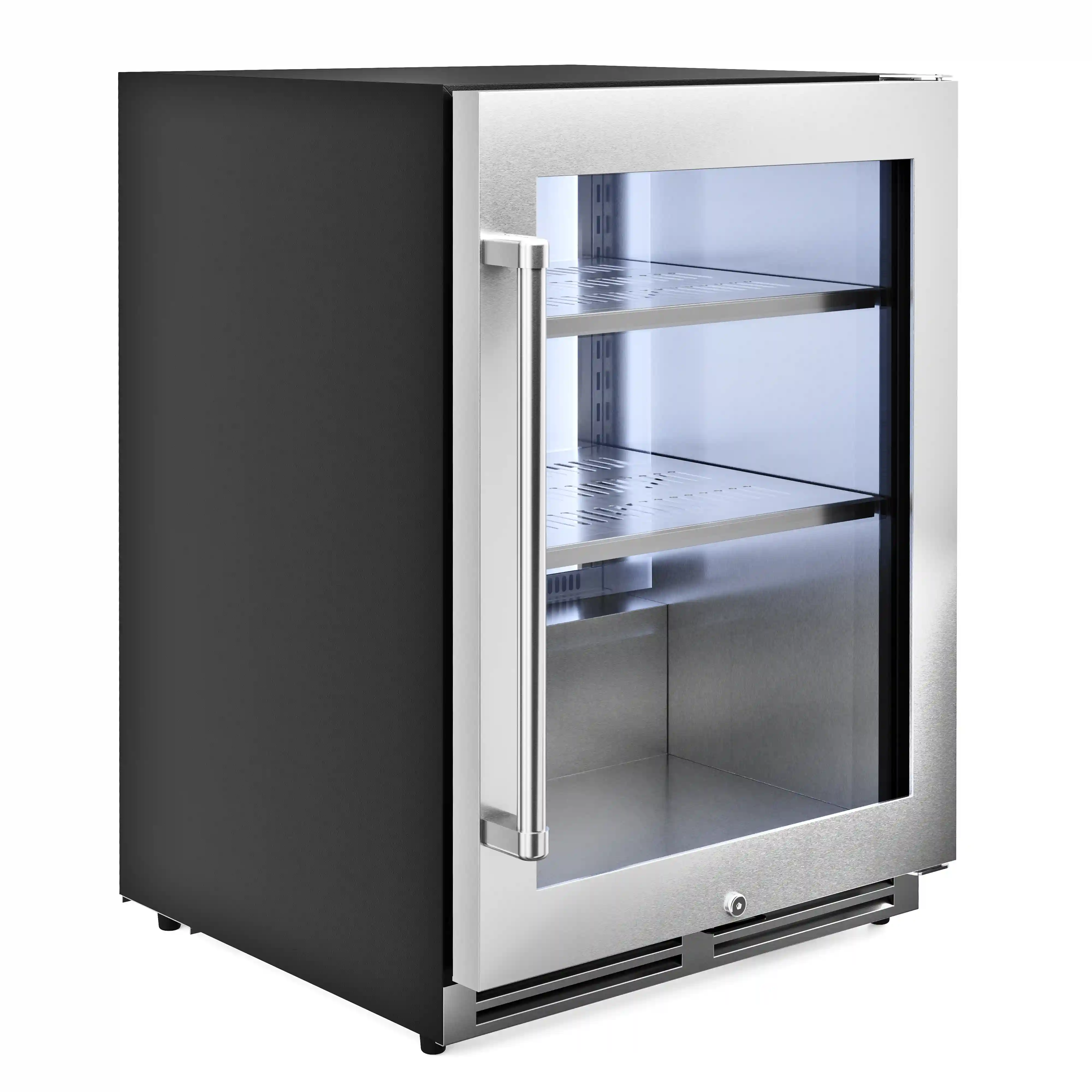 Thor Kitchen 2-Piece Appliance Package - 24-Inch Under Counter Beverage Cooler in Stainless Steel - Image 13