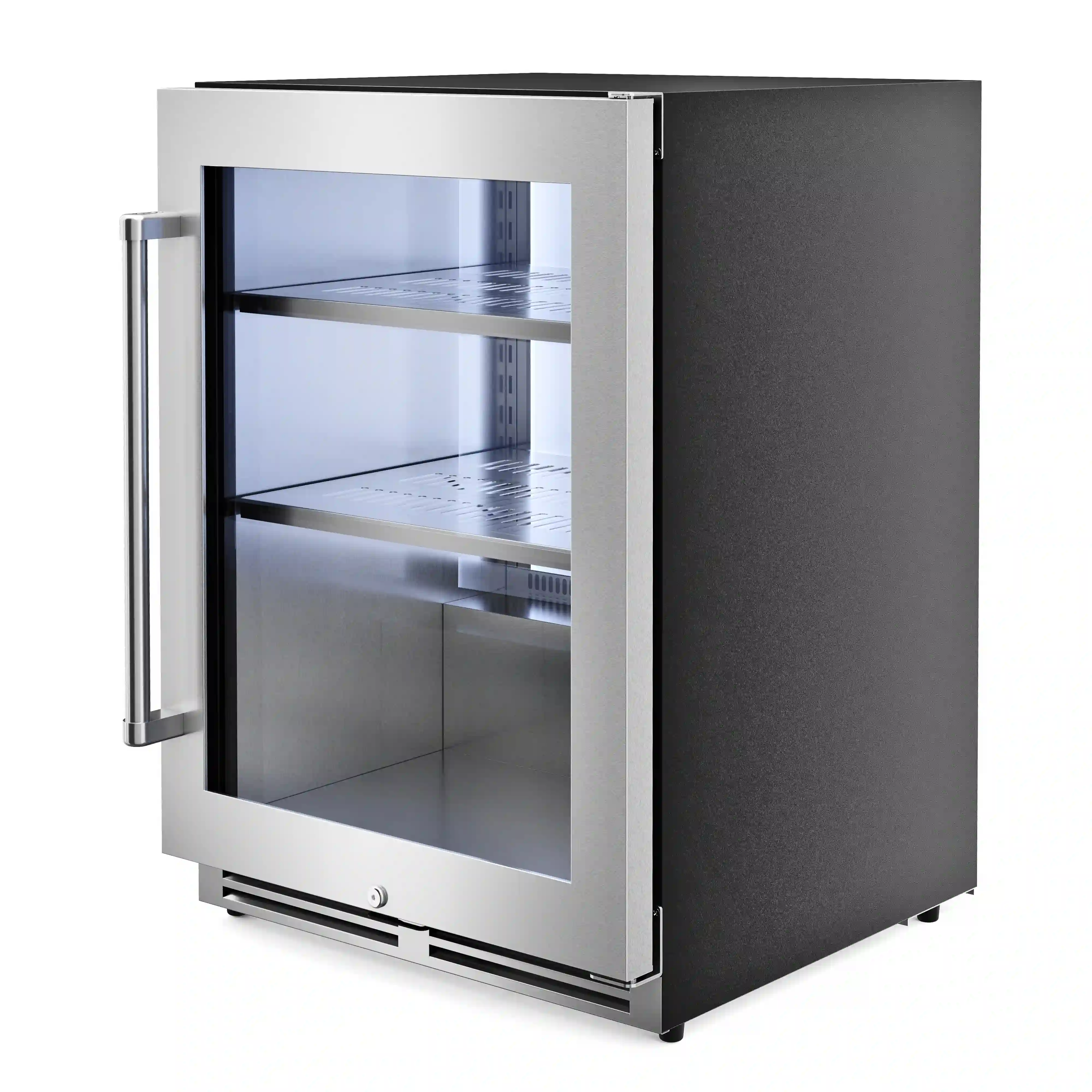 Thor Kitchen 2-Piece Appliance Package - 24-Inch Under Counter Beverage Cooler in Stainless Steel - Image 15