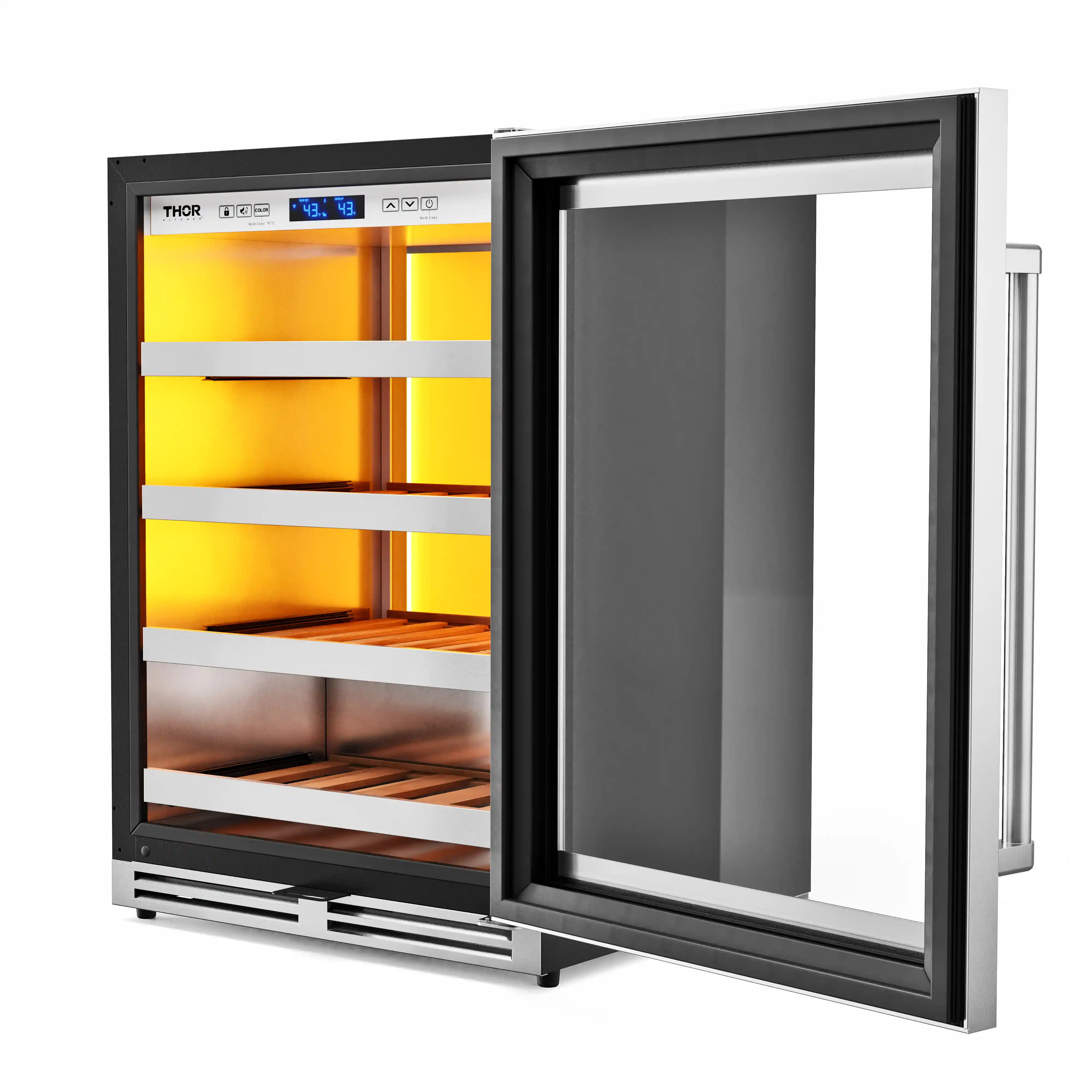 Thor Kitchen 2-Piece Appliance Package - 24-Inch Wine Cooler in Stainless Steel - Image 10