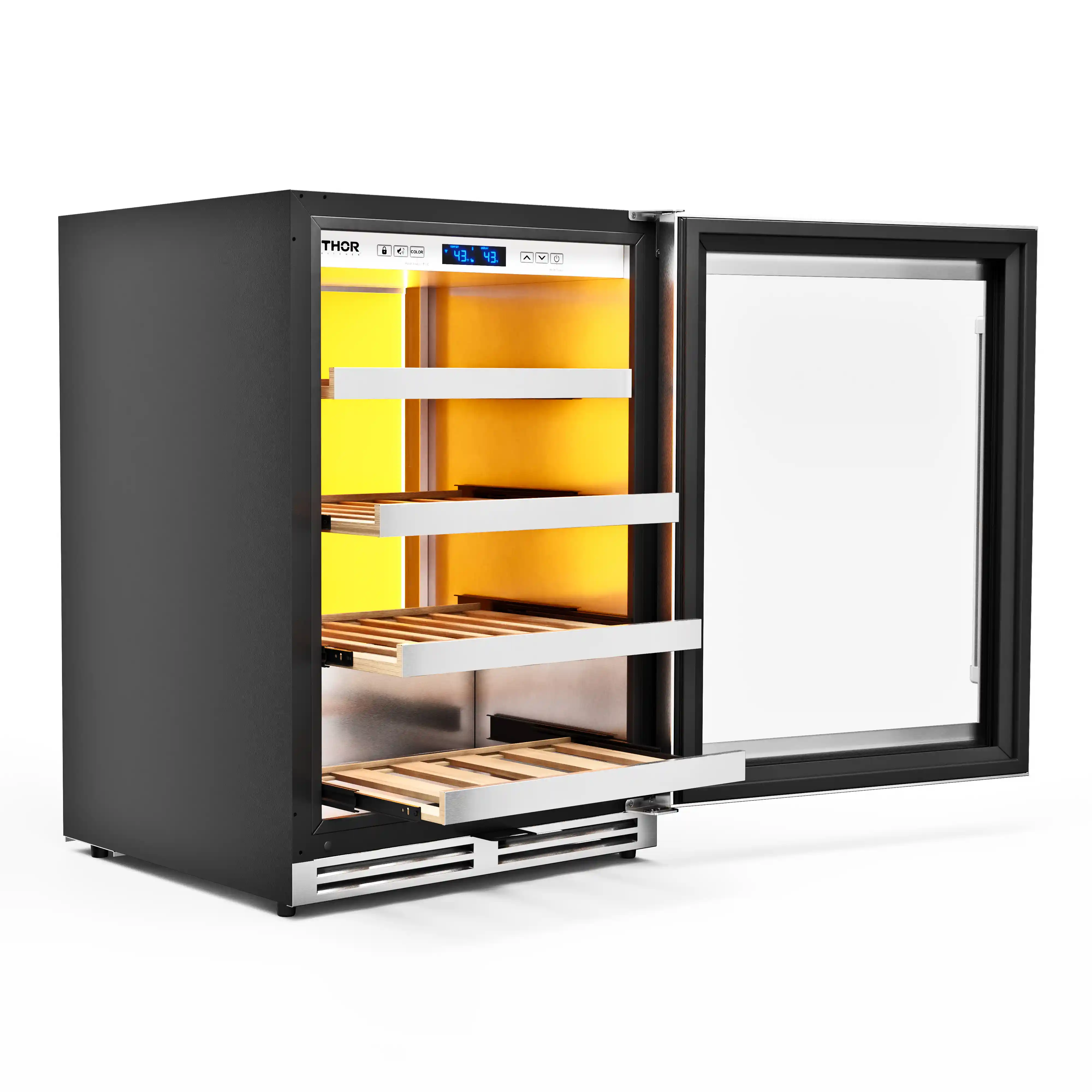 Thor Kitchen 2-Piece Appliance Package - 24-Inch Wine Cooler in Stainless Steel - Image 11