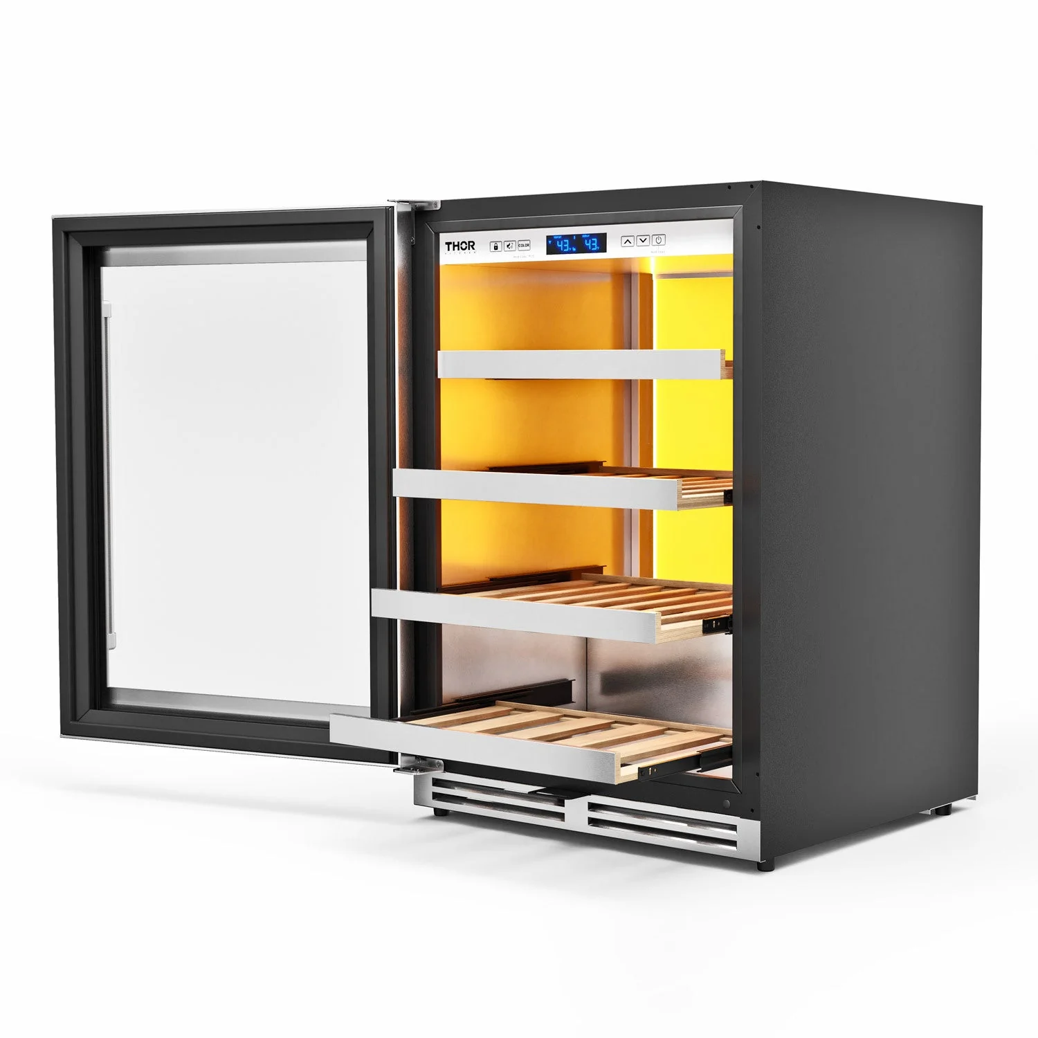 Thor Kitchen 2-Piece Appliance Package - 24-Inch Wine Cooler in Stainless Steel - Image 6