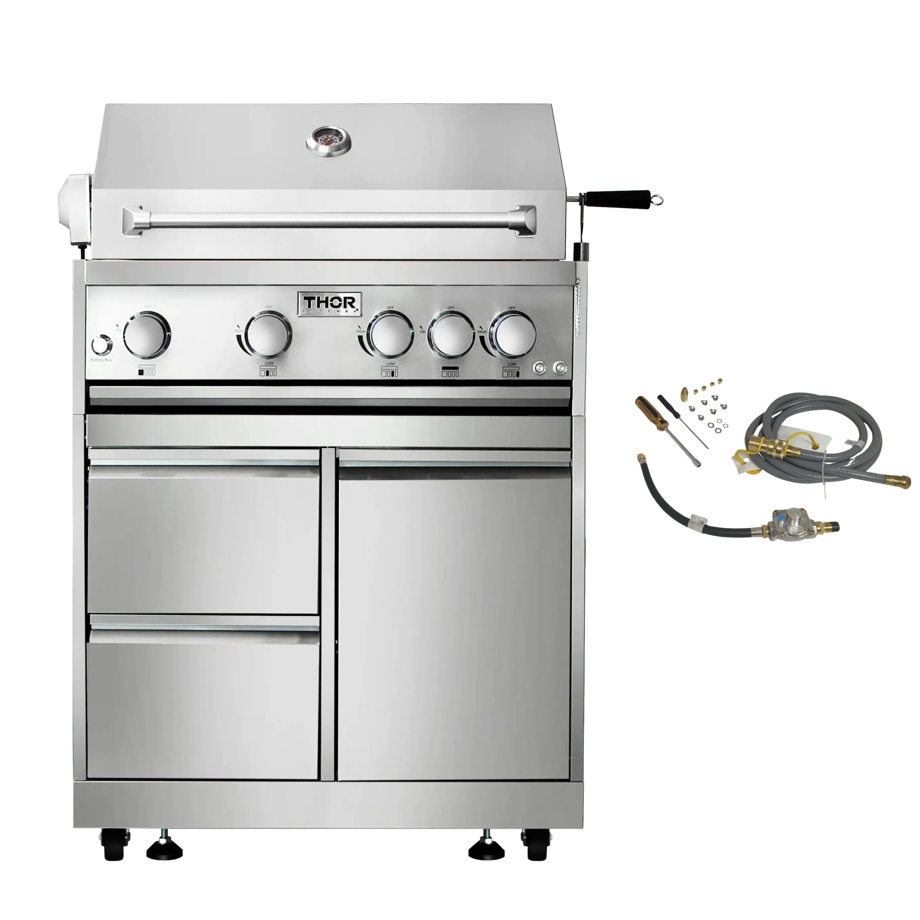 Thor Kitchen 32-Inch Natural Gas Freestanding Grill - Image 10