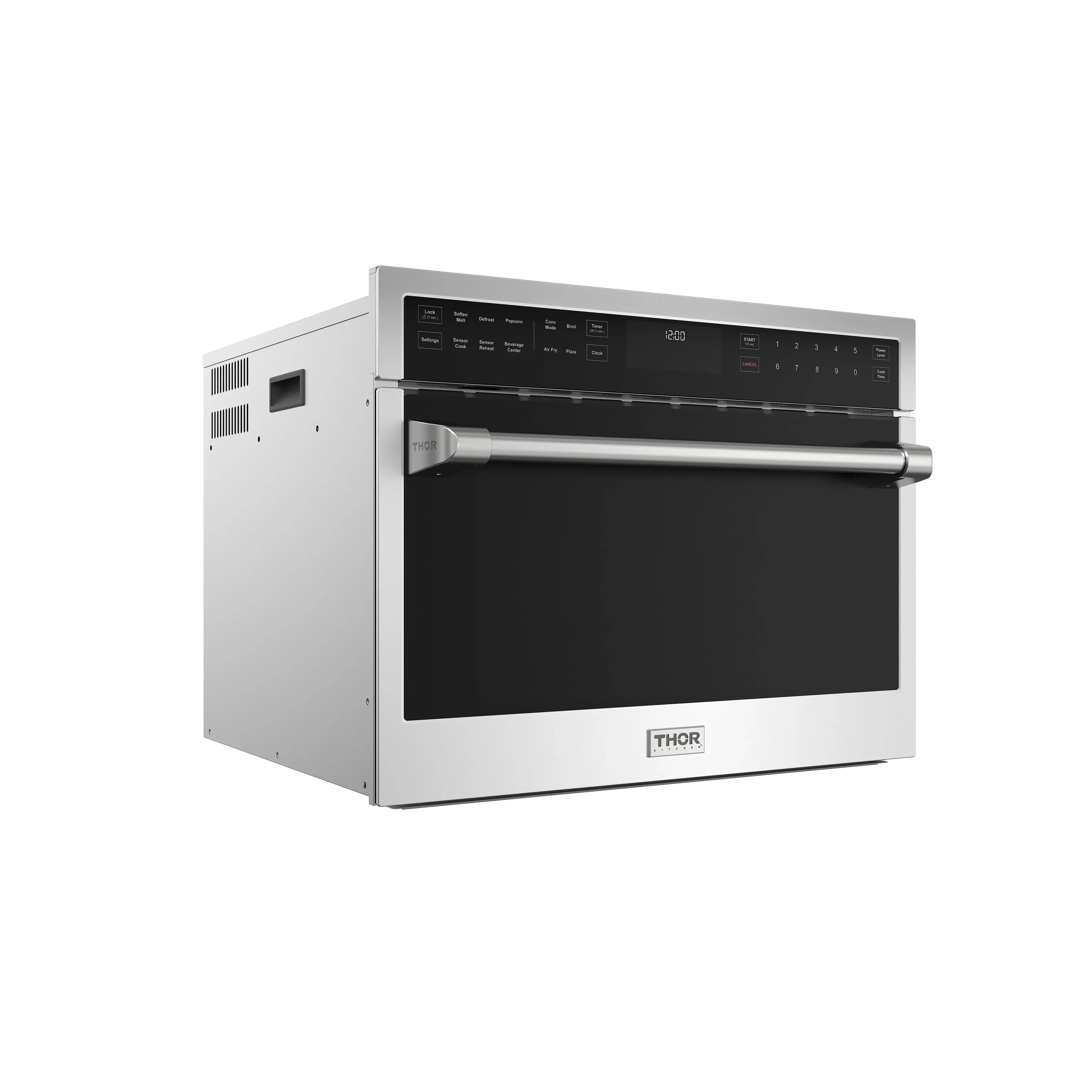 Thor Kitchen 24-Inch Built-In Air Fry Microwave Oven with Drop-Down Door (TMO24H) - Image 2