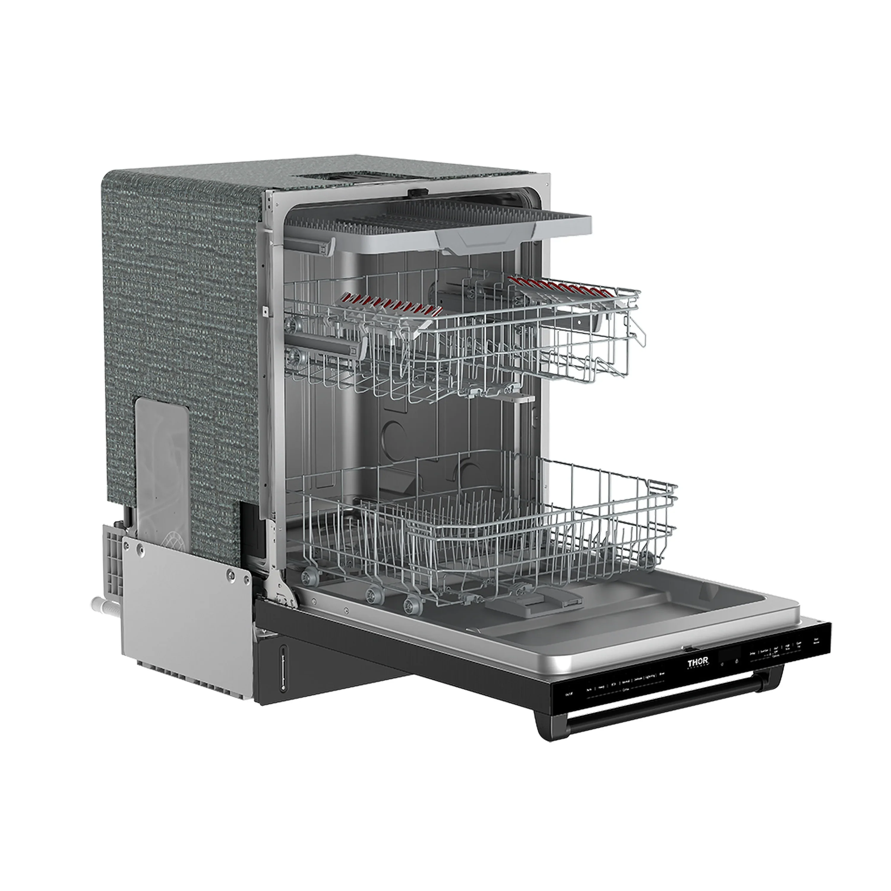 Thor Kitchen 24-Inch Top Control Built-In Dishwasher in Black (TDW24C7B) - Image 10