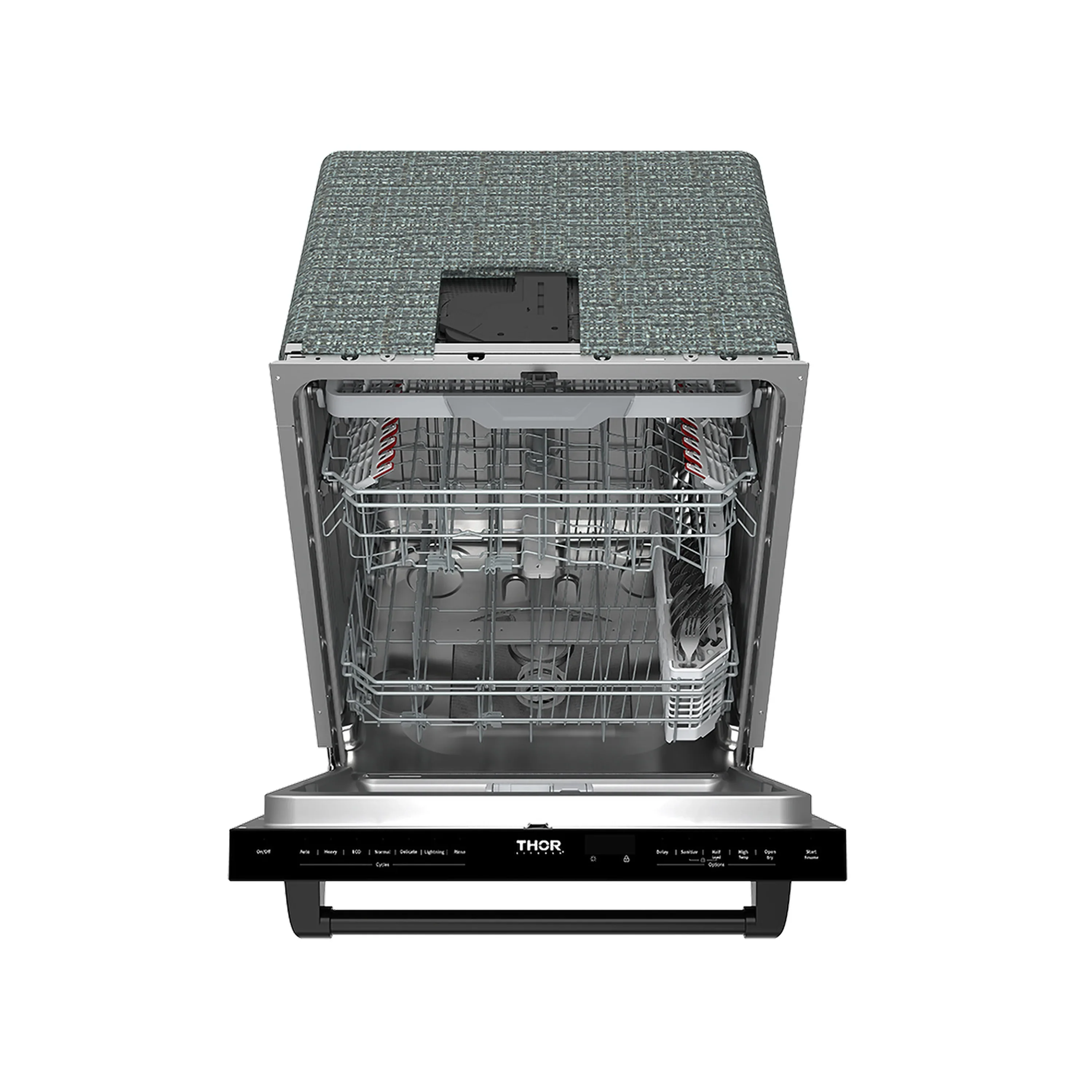 Thor Kitchen 24-Inch Top Control Built-In Dishwasher in Black (TDW24C7B) - Image 7