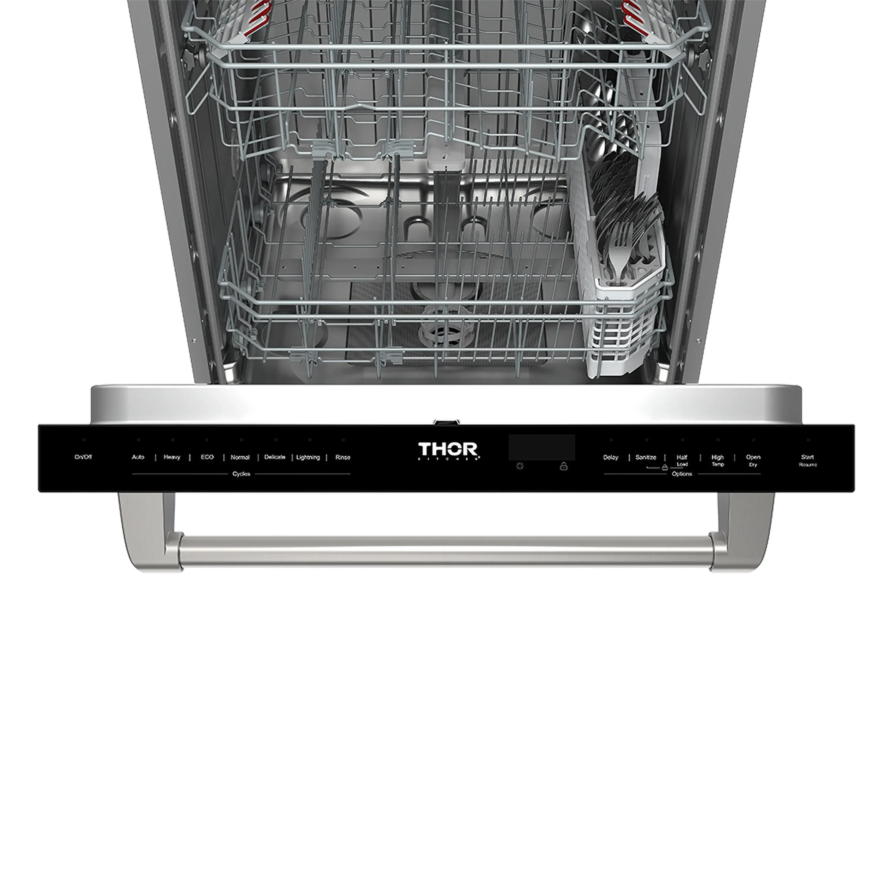 Thor Kitchen 24-Inch Top Control Built-In Dishwasher in White (TDW24C7W) - Image 10