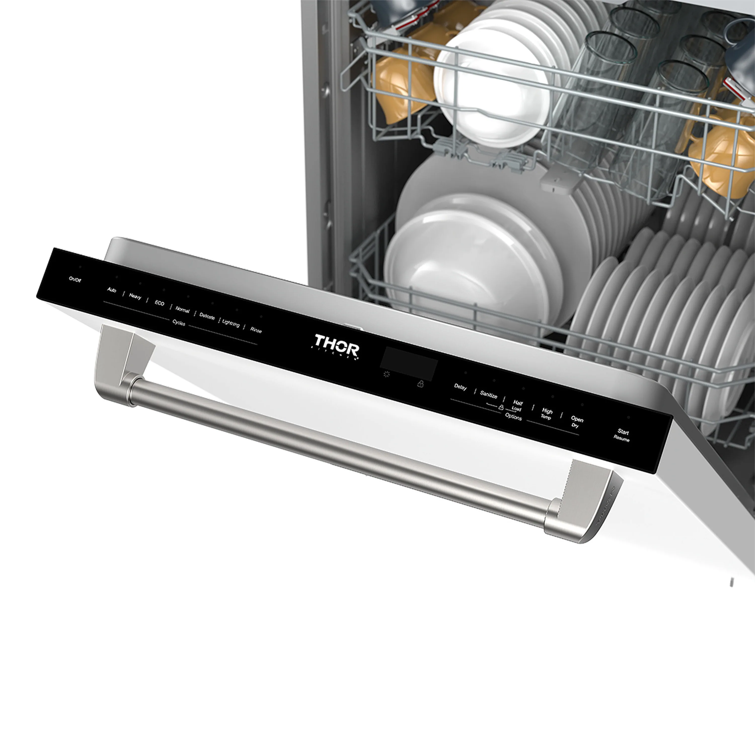 Thor Kitchen 24-Inch Top Control Built-In Dishwasher in White (TDW24C7W) - Image 11