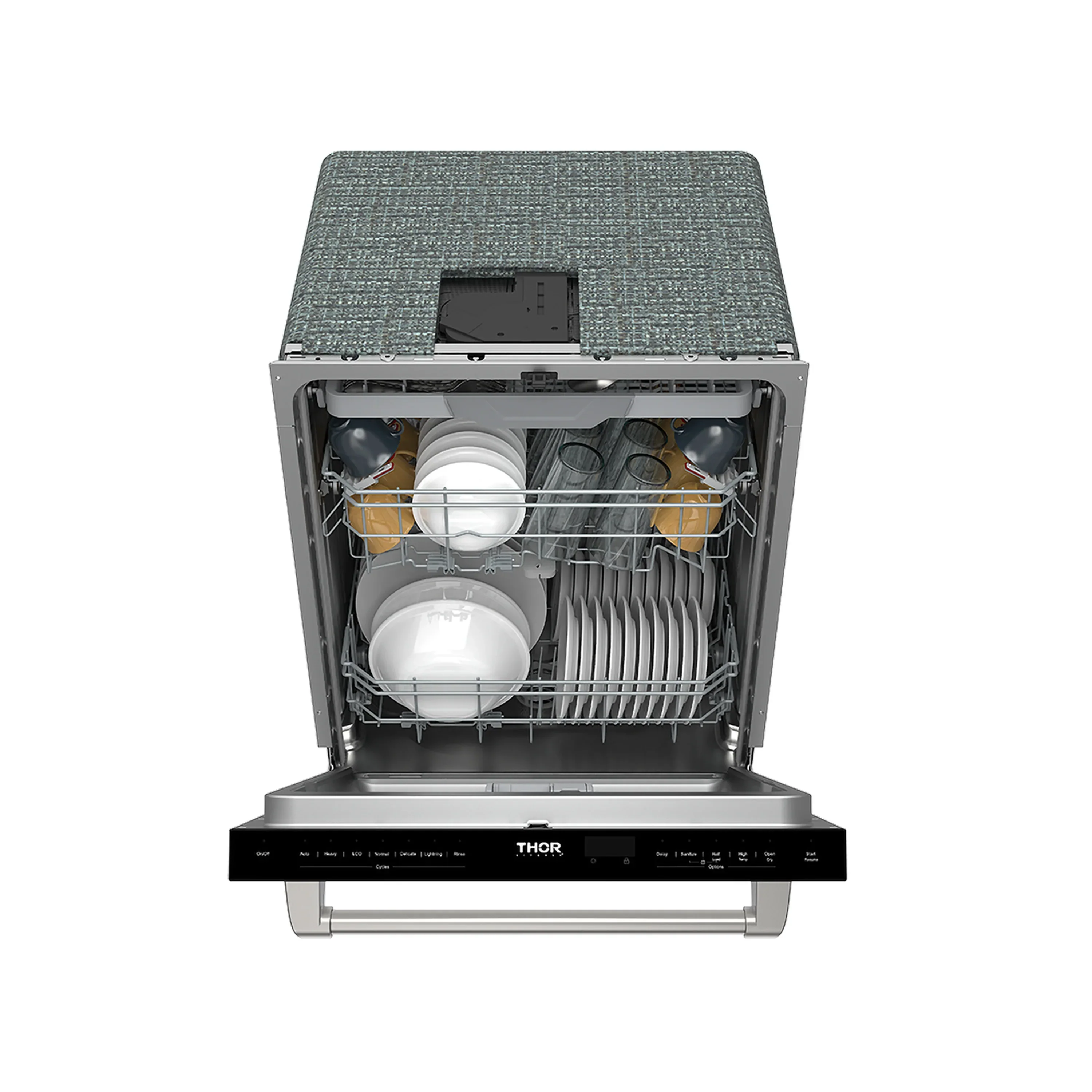 Thor Kitchen 24-Inch Top Control Built-In Dishwasher in White (TDW24C7W) - Image 6