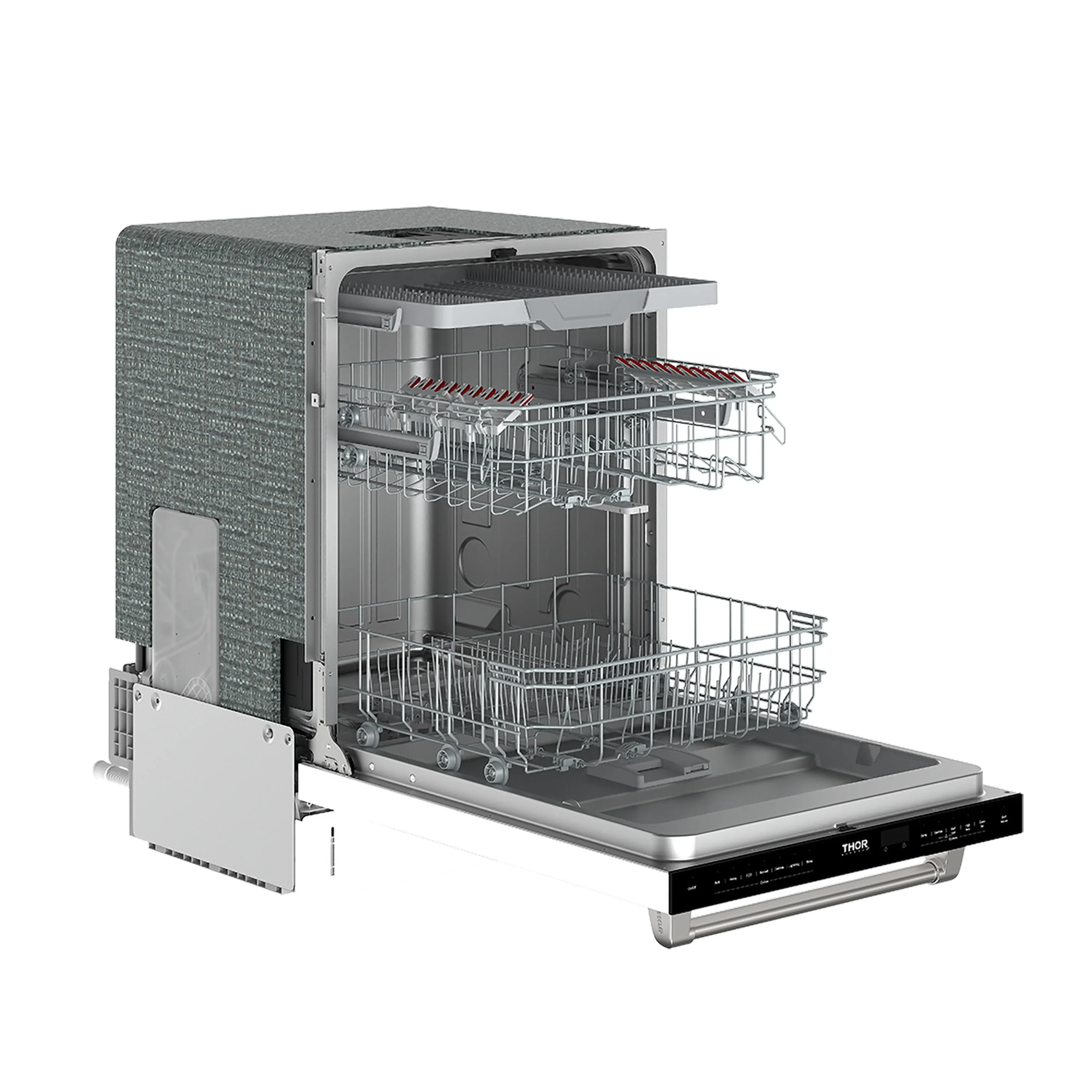 Thor Kitchen 24-Inch Top Control Built-In Dishwasher in White (TDW24C7W) - Image 7