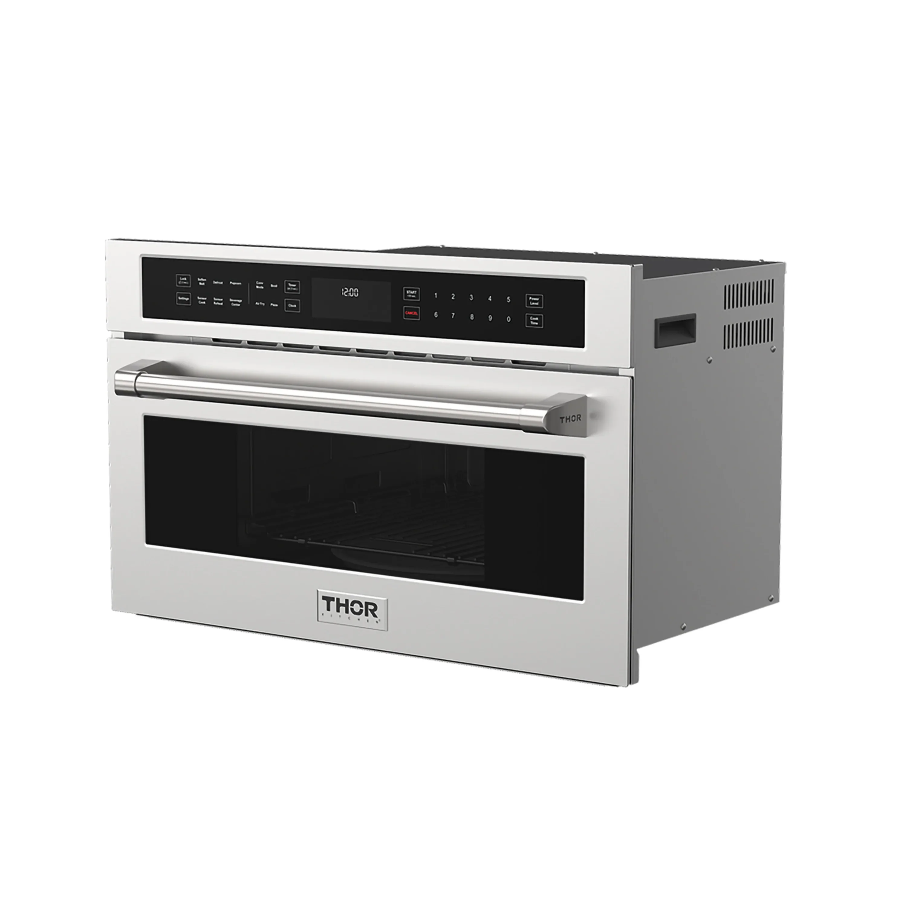 Thor Kitchen 2-Piece Appliance Package - 30-Inch Electric Wall Oven, and Microwave with Air Fryer in Stainless Steel - Image 18