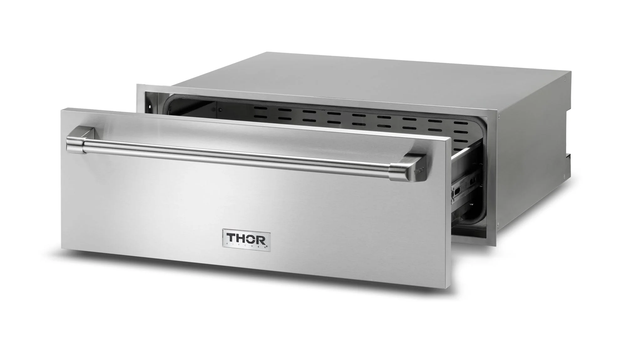 Thor Kitchen 3-Piece Appliance Package - 30-Inch Electric Wall Oven, Microwave with Air Fryer, and Warming Drawer in Stainless Steel - Image 14