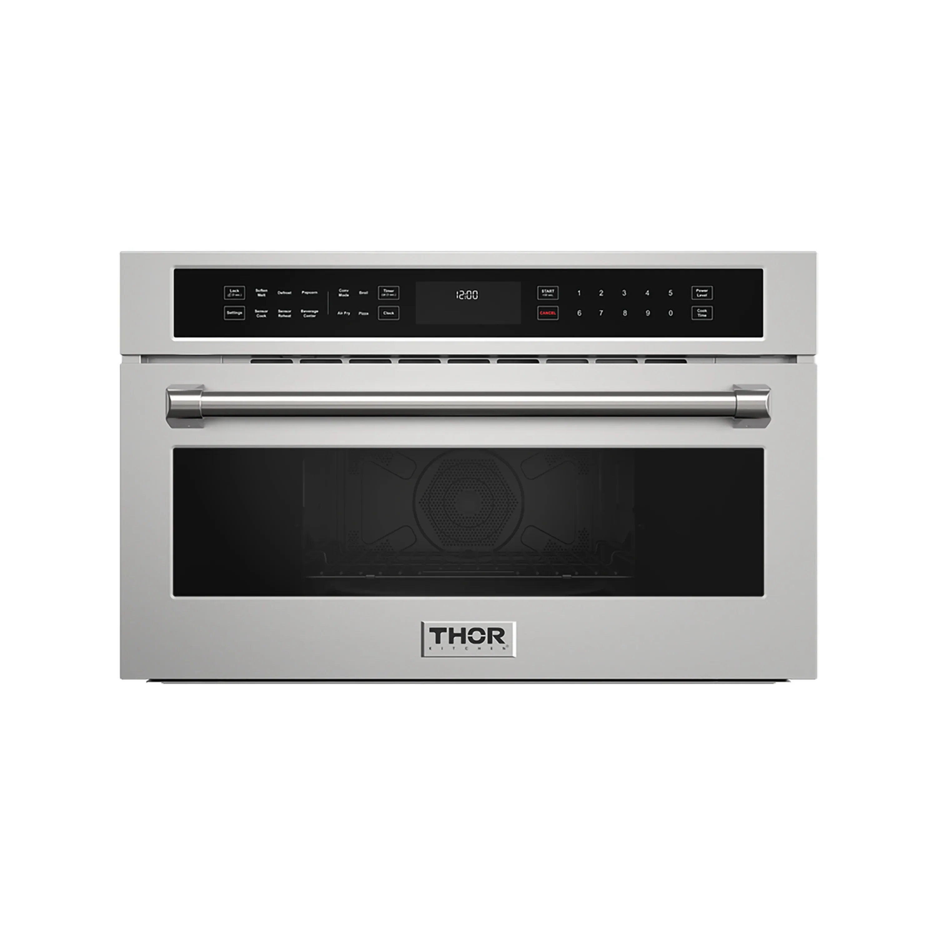 Thor Kitchen 3-Piece Appliance Package - 30-Inch Electric Wall Oven, Microwave with Air Fryer, and Warming Drawer in Stainless Steel - Image 18