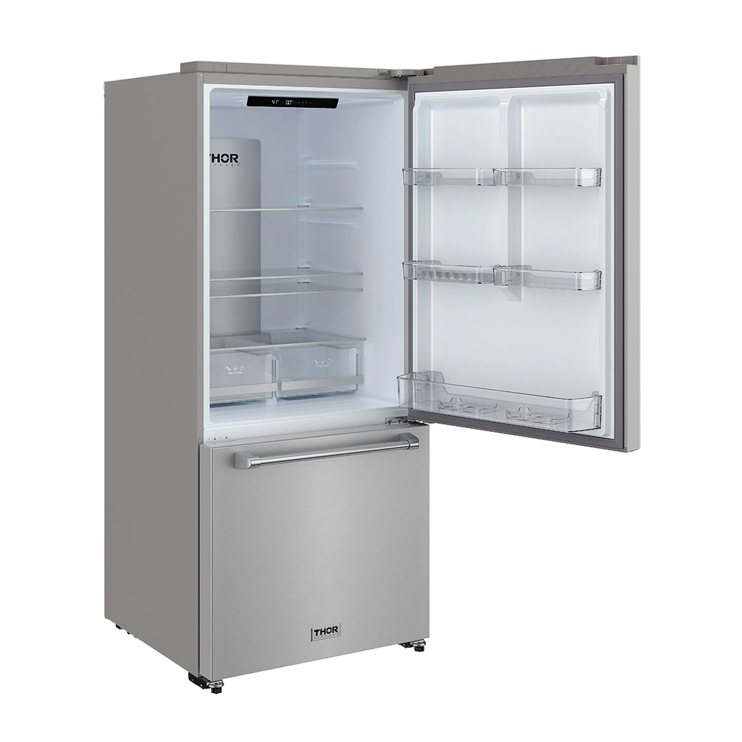 Thor Kitchen 30-Inch Bottom Freezer Refrigerator in Stainless Steel (TRF3017BF) - Image 5