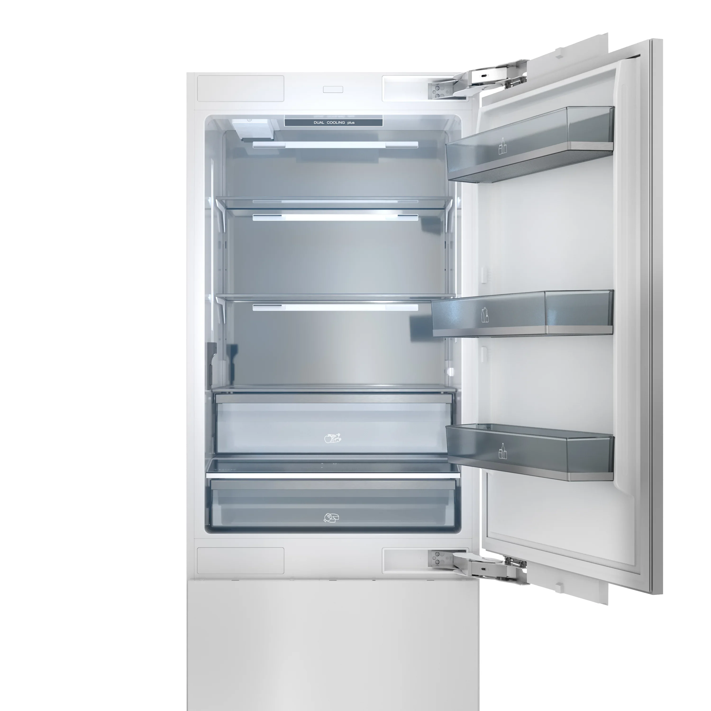Thor Kitchen X-Series 30-Inch 16.1 Cu. Ft. Panel Ready Refrigerator with Bottom Freezer, Internal Water Dispenser and Ice Maker (XRF3016BBP) - Image 5