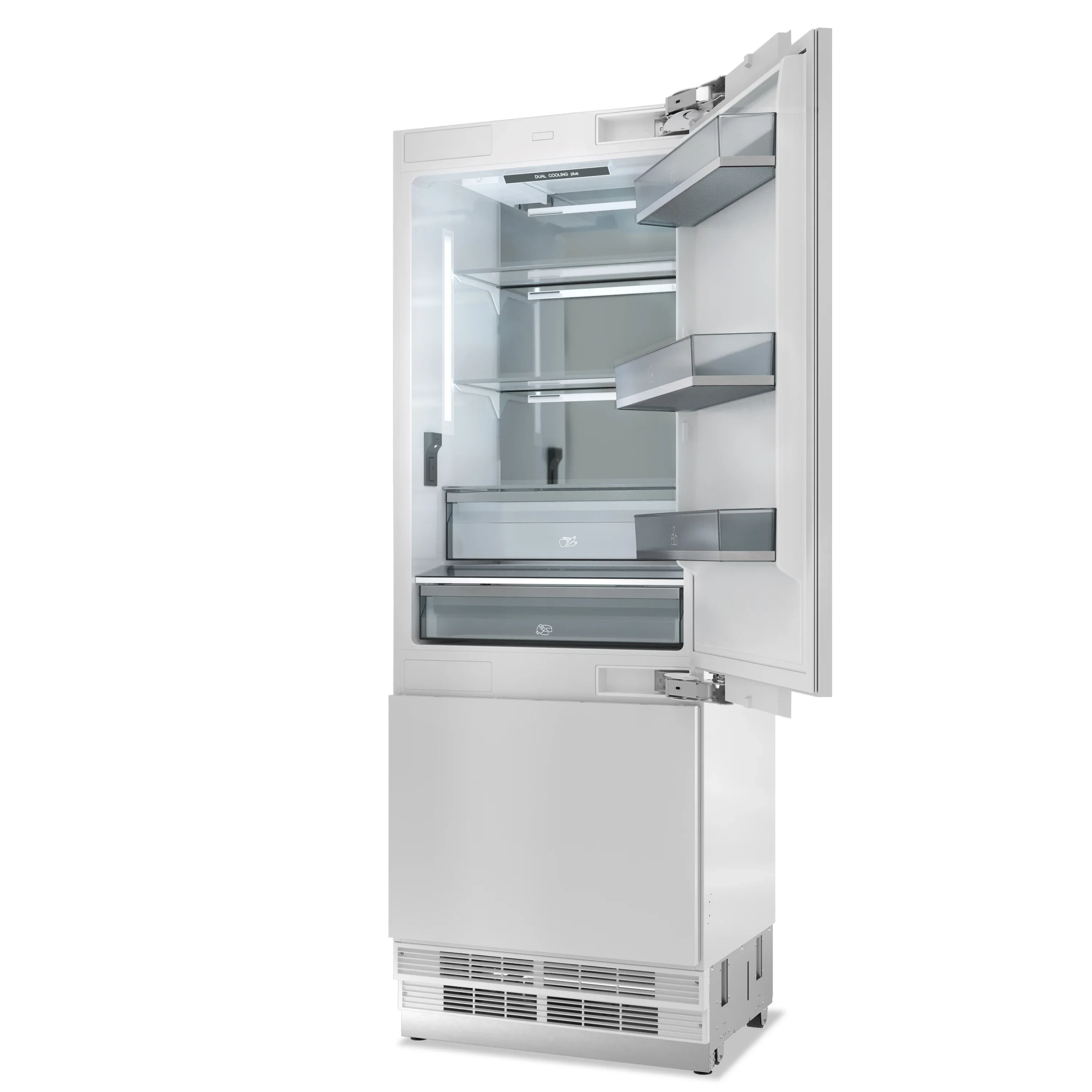 Thor Kitchen X-Series 30-Inch 16.1 Cu. Ft. Panel Ready Refrigerator with Bottom Freezer, Internal Water Dispenser and Ice Maker (XRF3016BBP) - Image 6