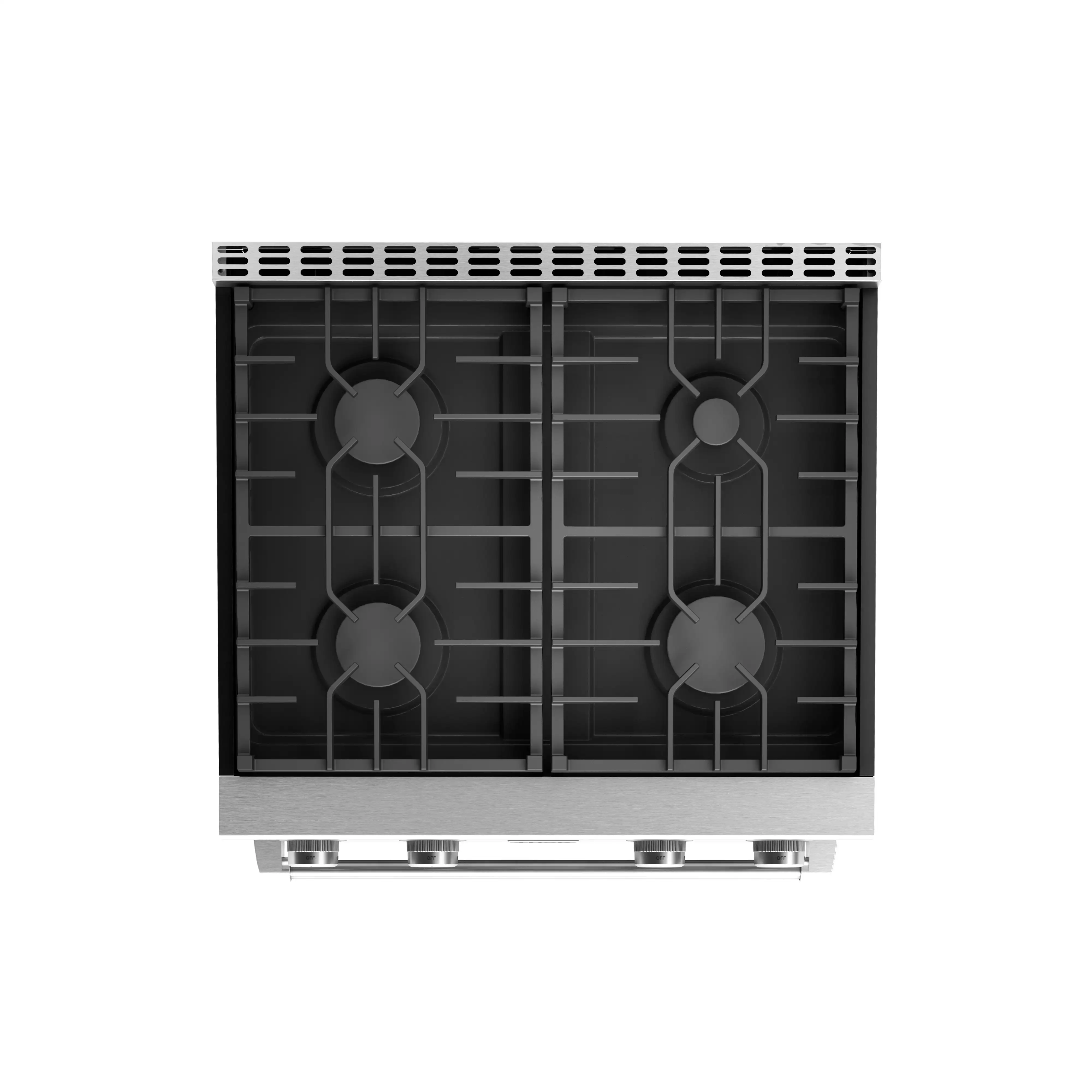 Thor Kitchen 30-Inch Natural Gas Range with 4.8 cu. ft. Convection Oven in Stainless Steel (ARG30) - Image 4