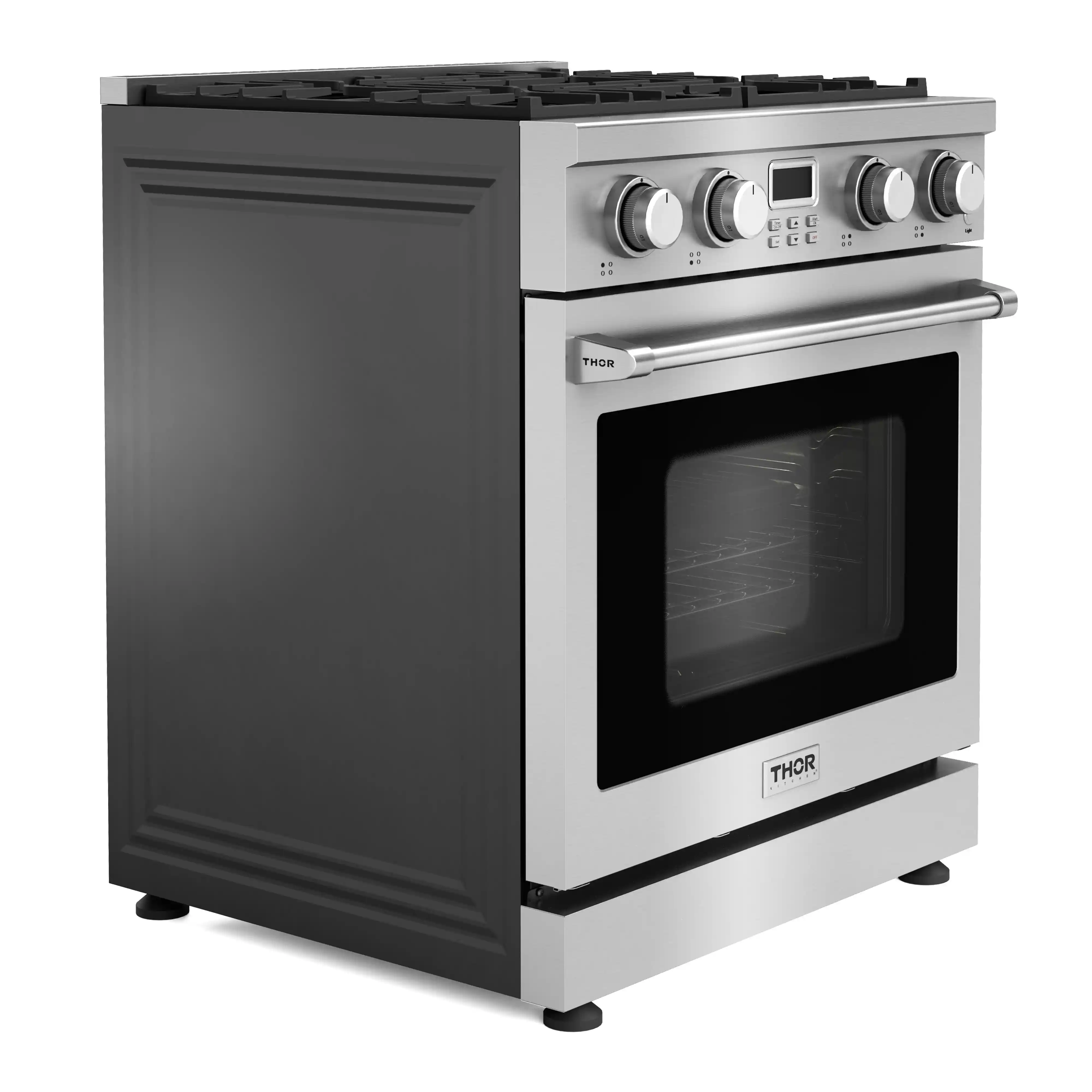 Thor Kitchen 30-Inch Natural Gas Range with 4.8 cu. ft. Convection Oven in Stainless Steel (ARG30) - Image 7