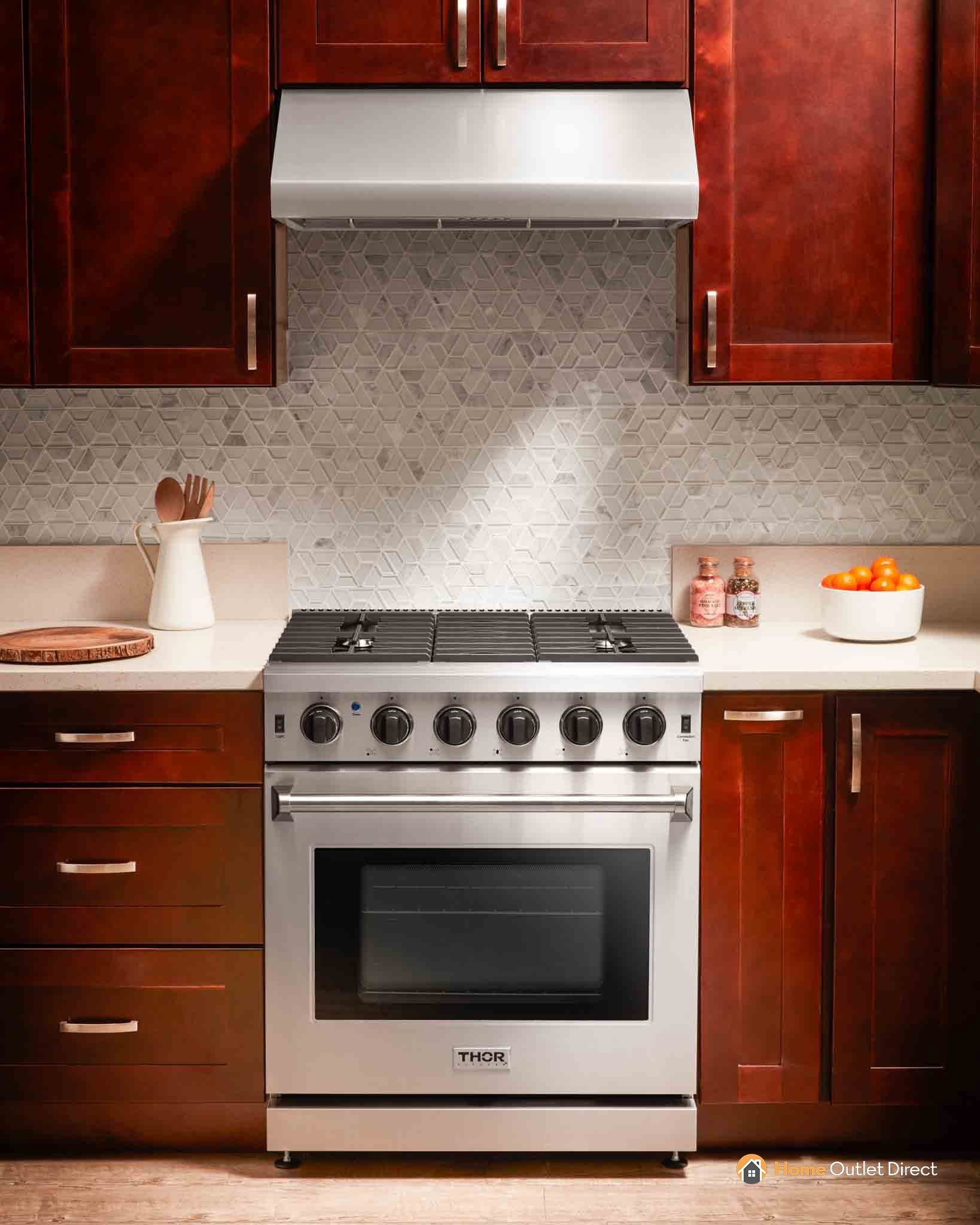 Thor Kitchen 30-Inch Propane Gas Range with 5 Burners, 4.55 cu. ft Oven in Stainless Steel (LRG3001ULP) - Image 12