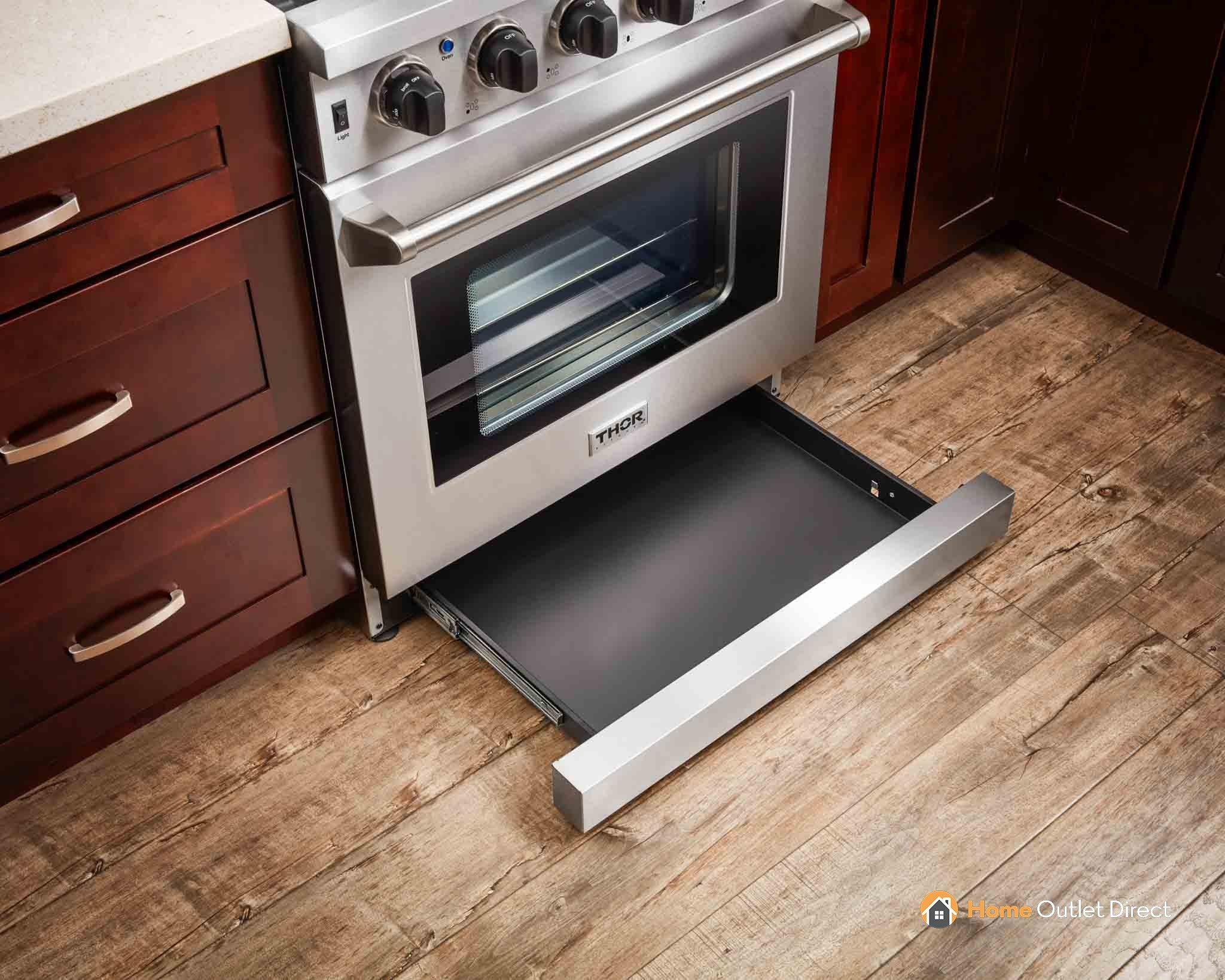 Thor Kitchen 30-Inch Propane Gas Range with 5 Burners, 4.55 cu. ft Oven in Stainless Steel (LRG3001ULP) - Image 14