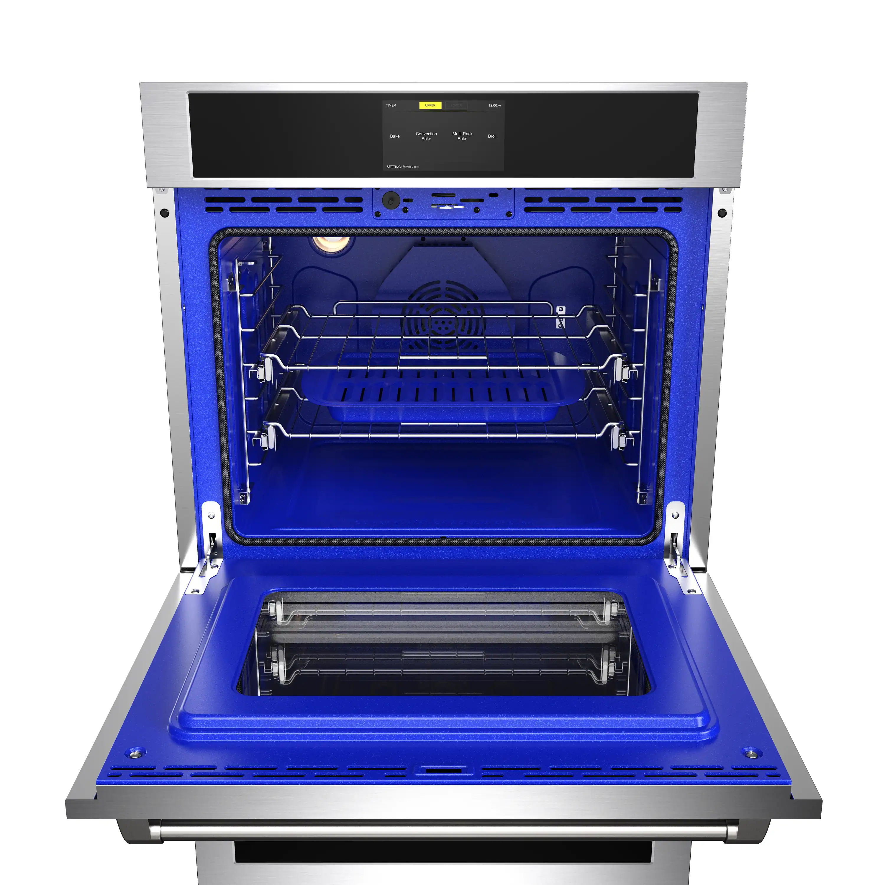 Thor Kitchen 30-Inch Professional Double Wall Oven with Air Fry and Self-Clean in Stainless Steel (TEW30ED) - Image 8