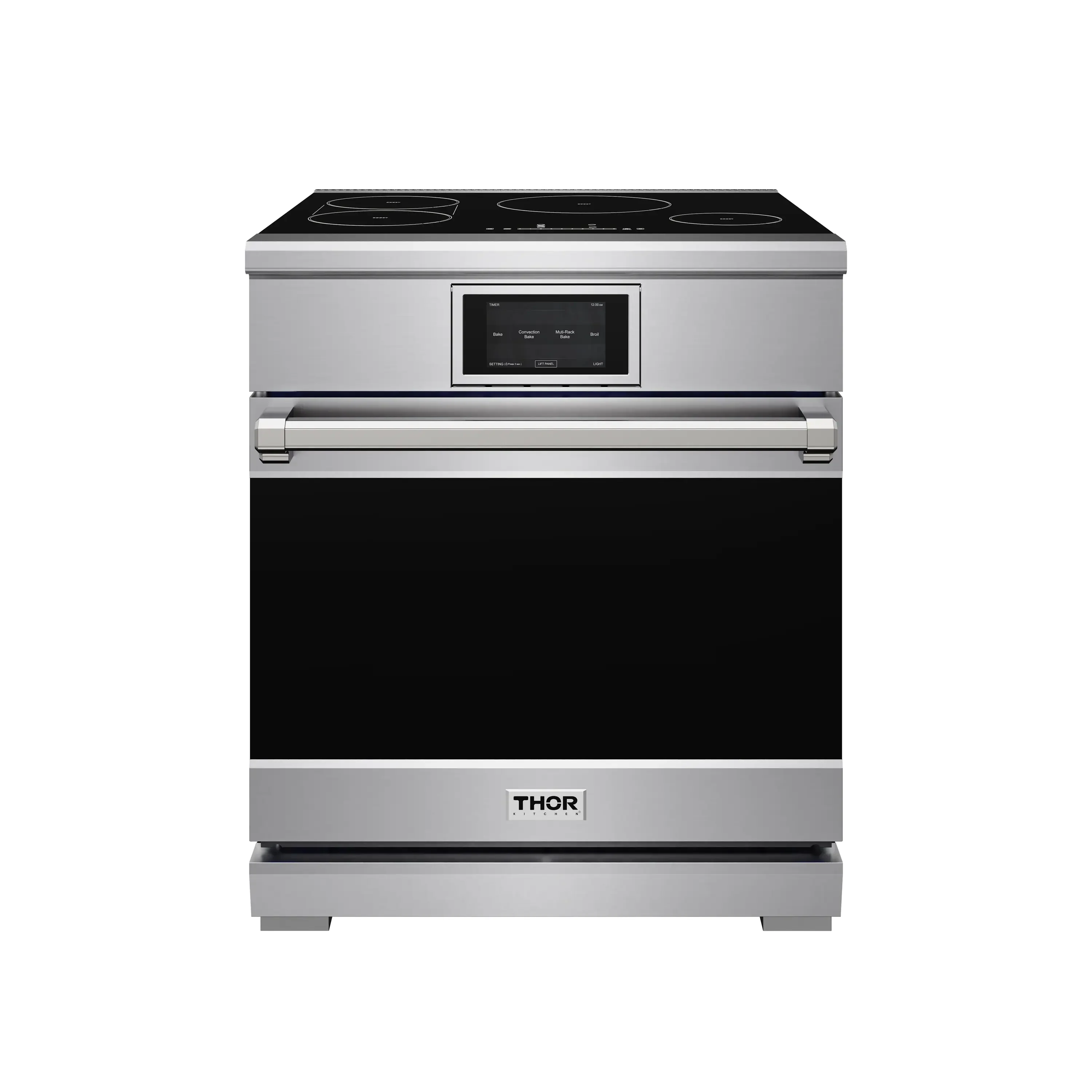 Thor Kitchen 30-Inch Professional Induction Range in Stainless Steel (XRI30E) - Image 2