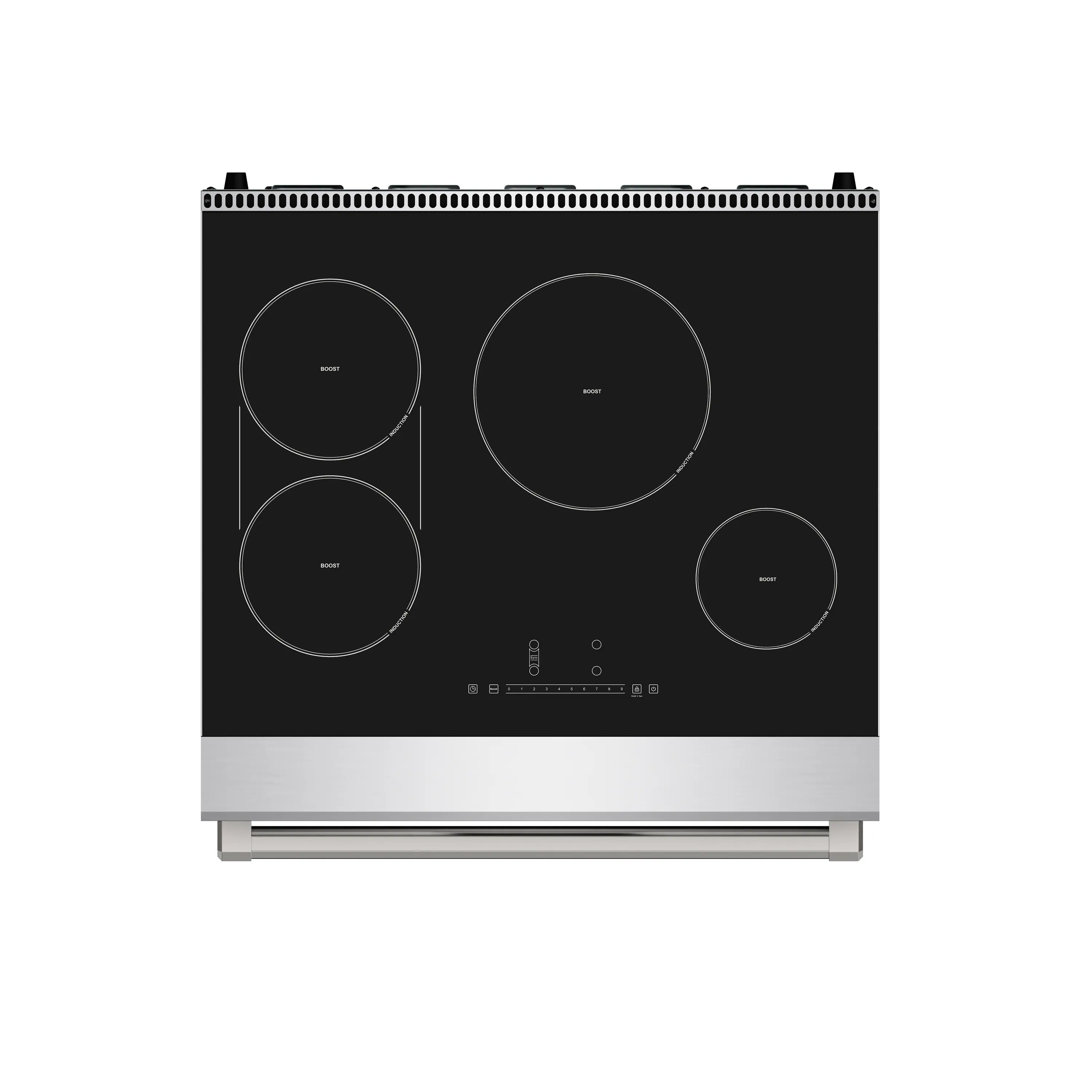 Thor Kitchen 30-Inch Professional Induction Range in Stainless Steel (XRI30E) - Image 5