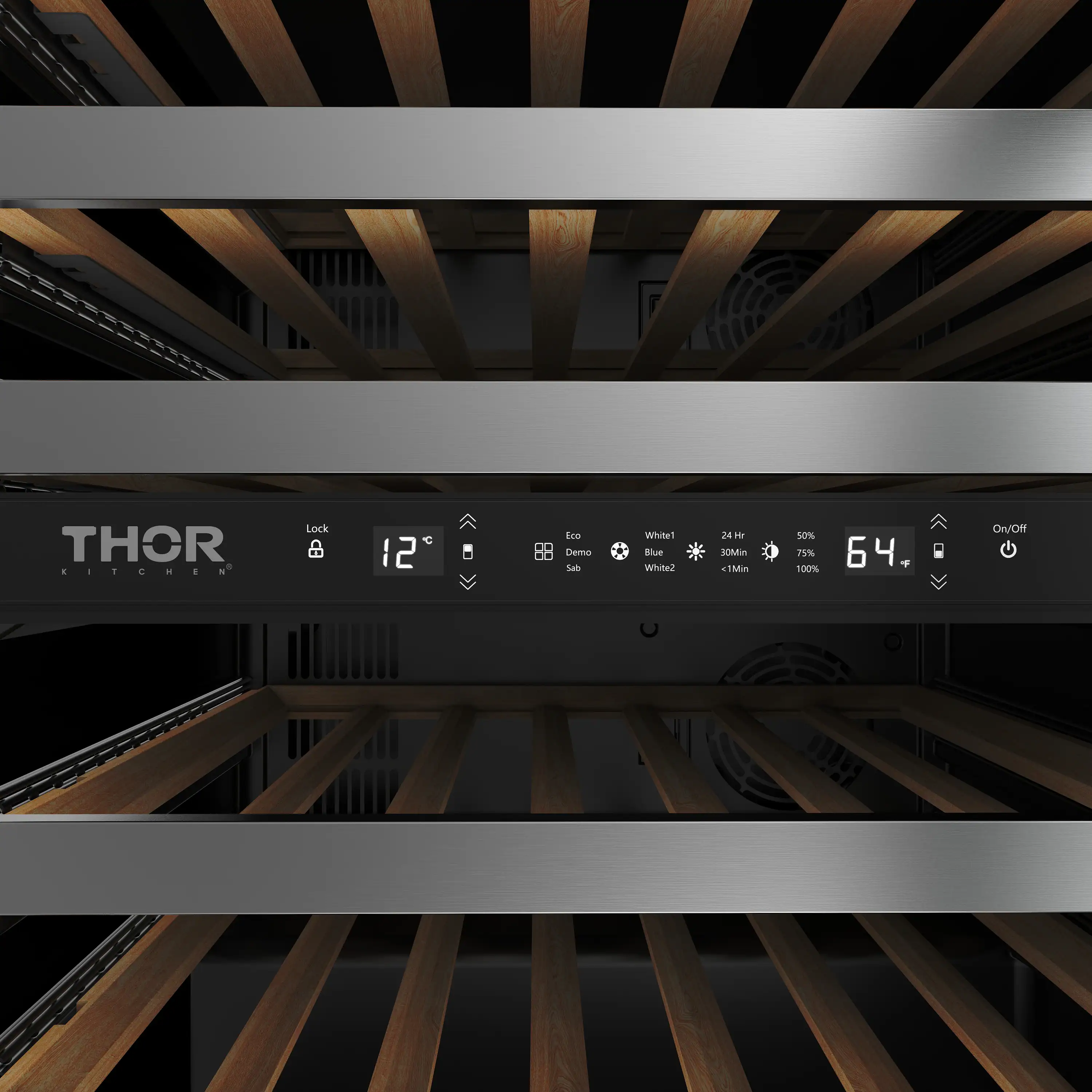 Thor Kitchen 30-Inch Undercounter Dual Zone Wine Cooler (TWC24UD) - Image 10